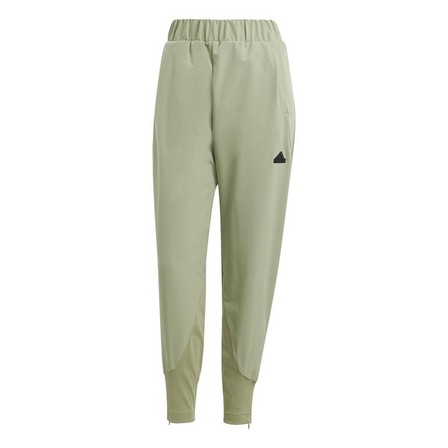 Women Z.N.E. Woven Trousers, Green, A701_ONE, large image number 0
