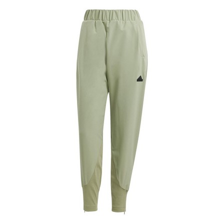 Women Z.N.E. Woven Trousers, Green, A701_ONE, large image number 1