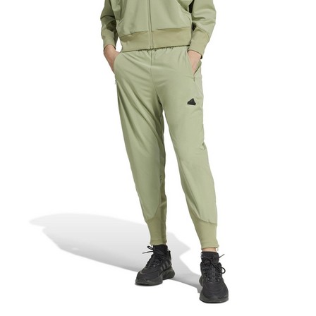 Women Z.N.E. Woven Trousers, Green, A701_ONE, large image number 10