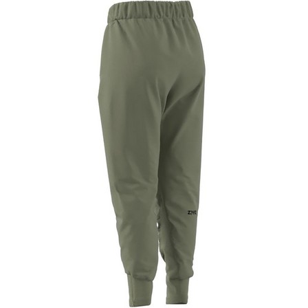 Women Z.N.E. Woven Trousers, Green, A701_ONE, large image number 11
