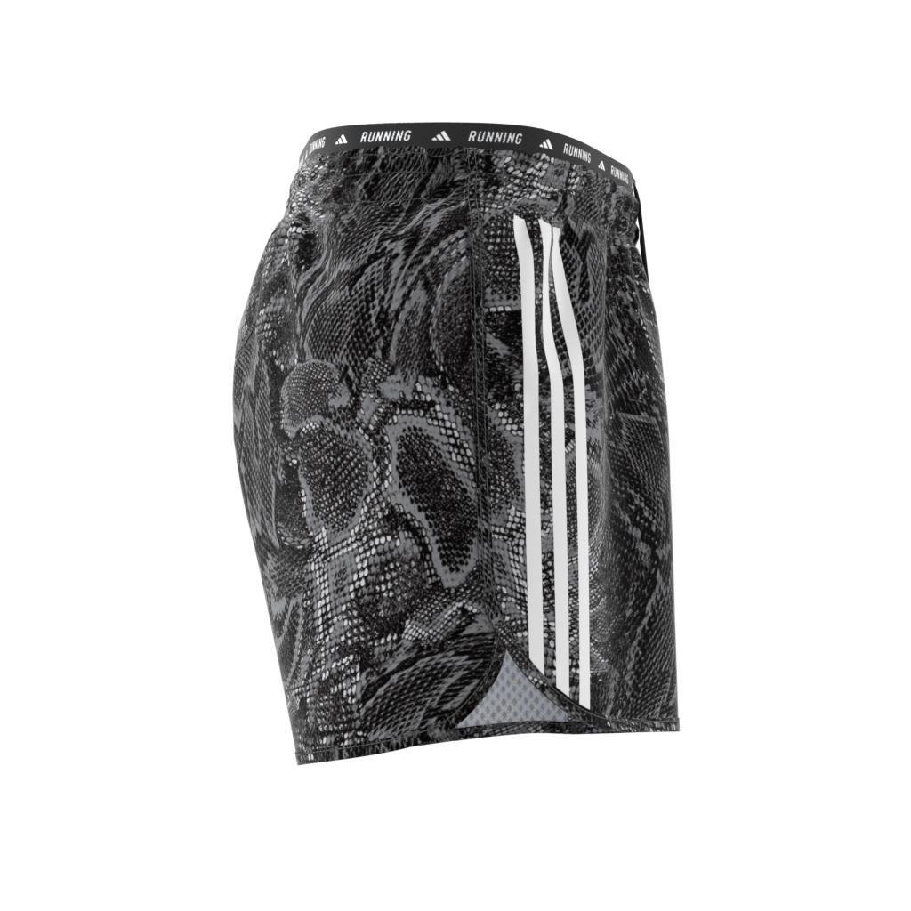 Men Own The Run Excite All-Over Print Aeroready Shorts, Black, A701_ONE, large image number 10