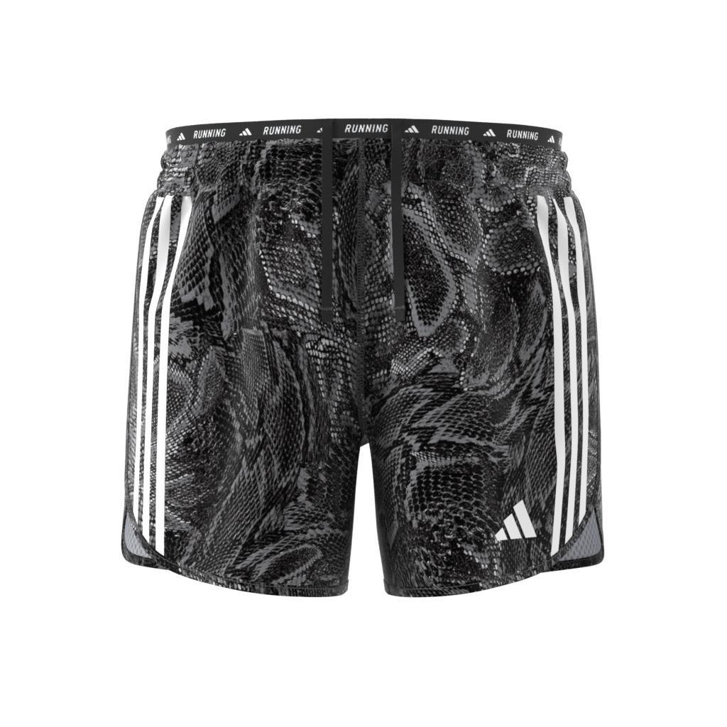 Men Own The Run Excite All-Over Print Aeroready Shorts, Black, A701_ONE, large image number 11