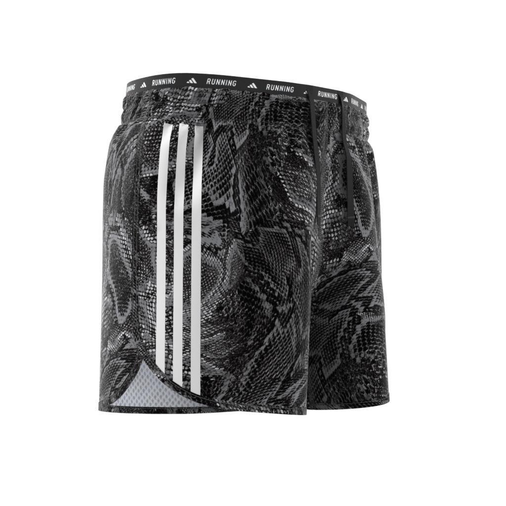 Own The Run Excite All-Over Print Aeroready Shorts, Black, A701_ONE, large image number 14