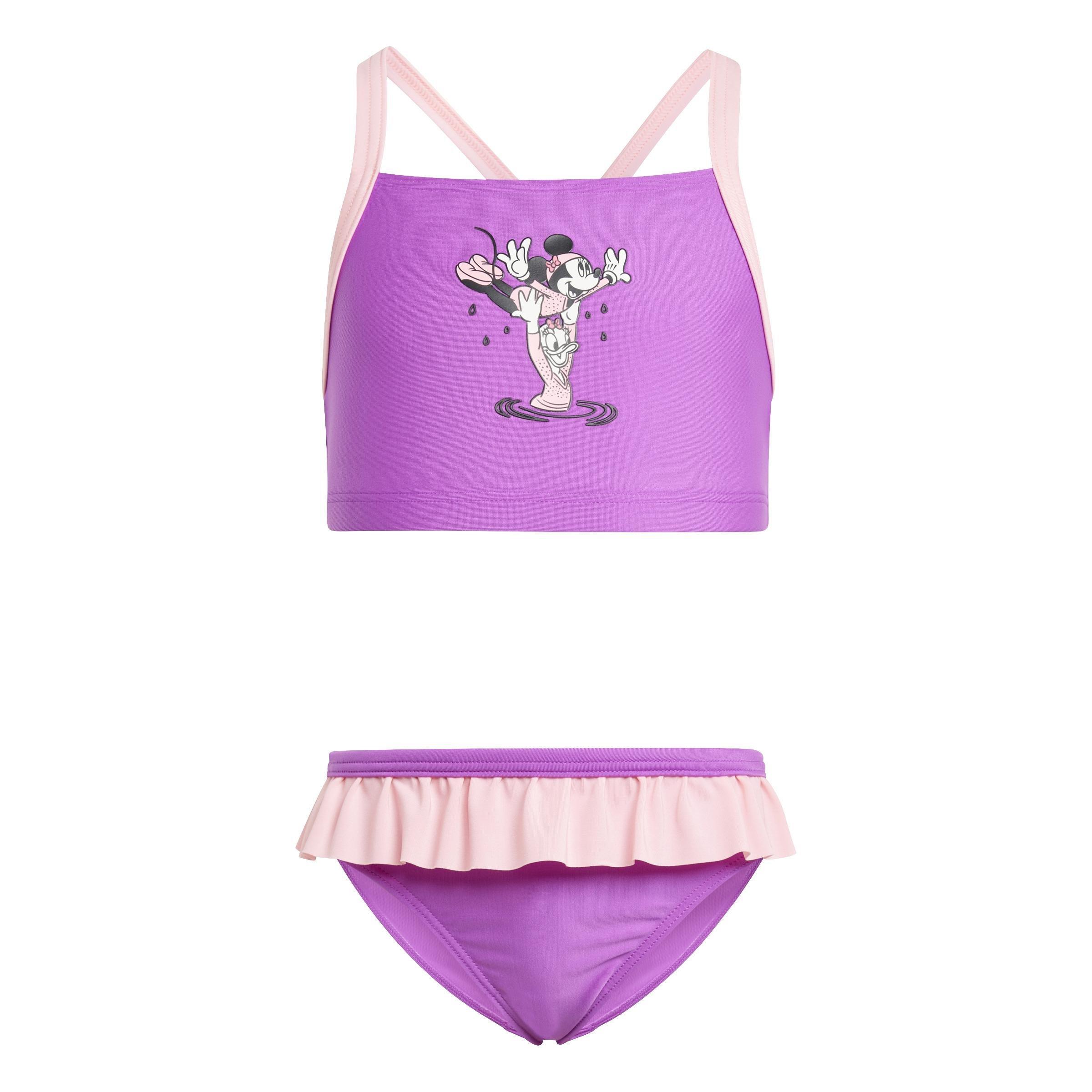 adidas x Disney Minnie and Daisy Bikini, Purple, A701_ONE, large image number 0