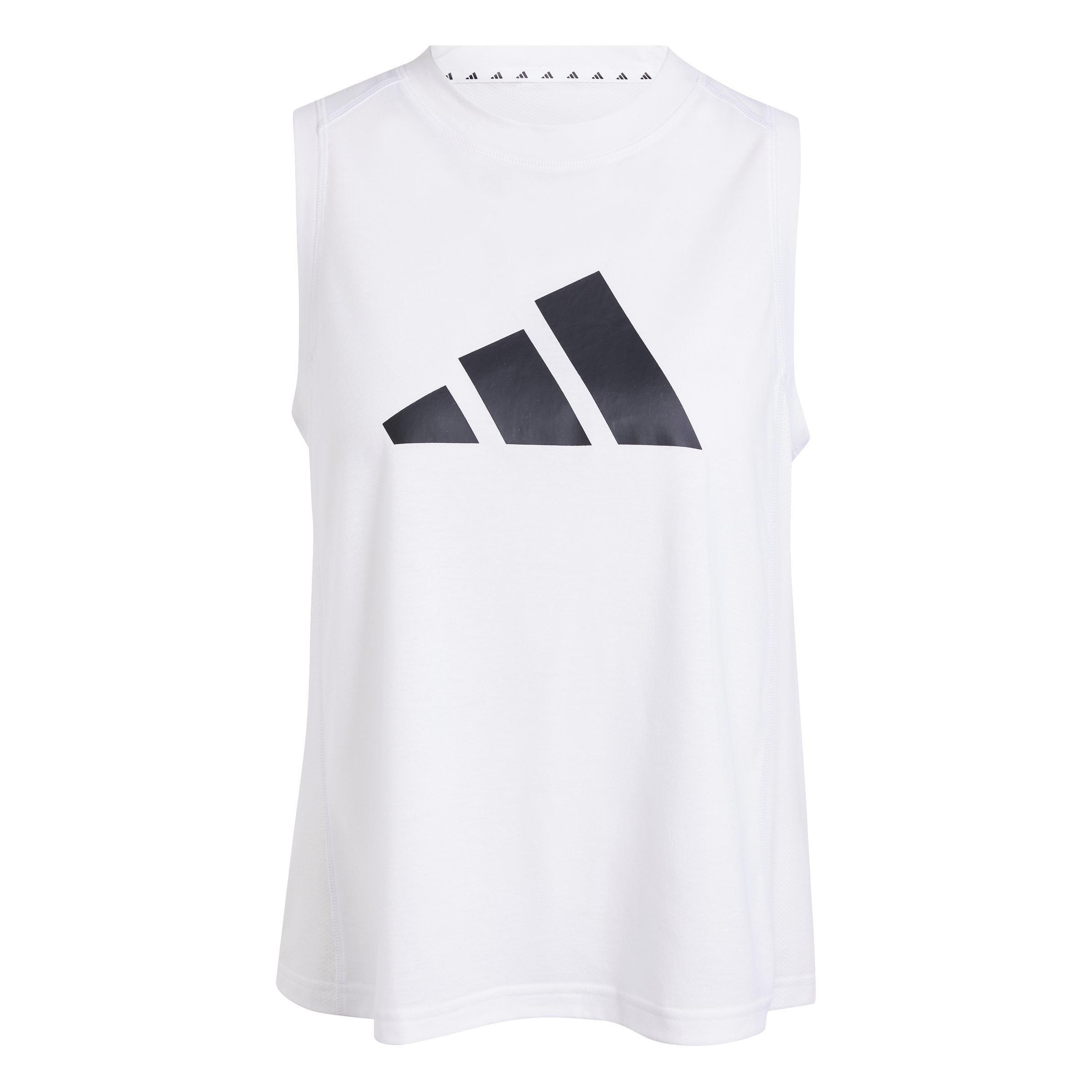 Train Essentials Big Performance Logo Training Tank Top, White, A701_ONE, large image number 1