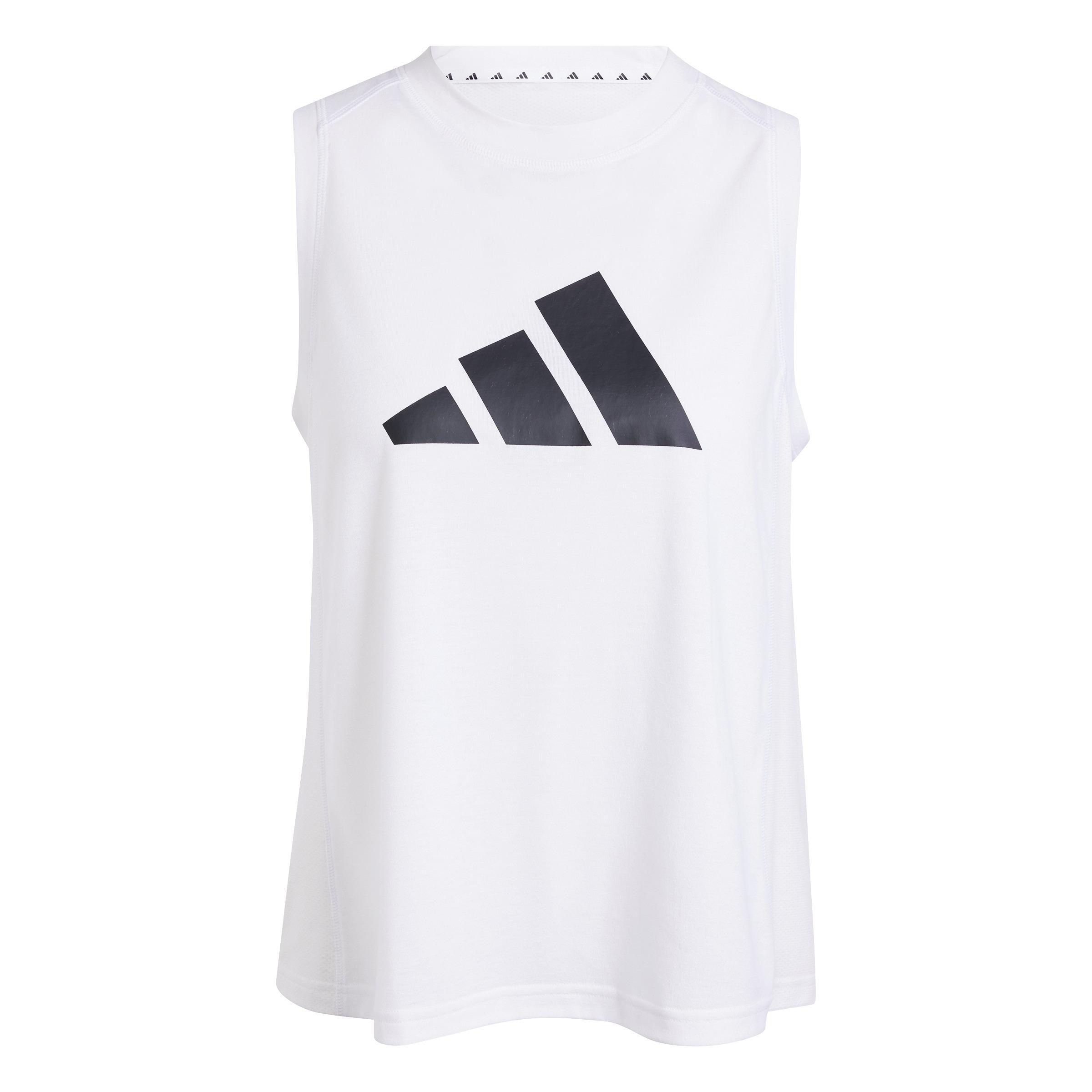 Train Essentials Big Performance Logo Training Tank Top, White, A701_ONE, large image number 2