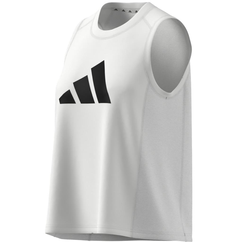 Train Essentials Big Performance Logo Training Tank Top, White, A701_ONE, large image number 5