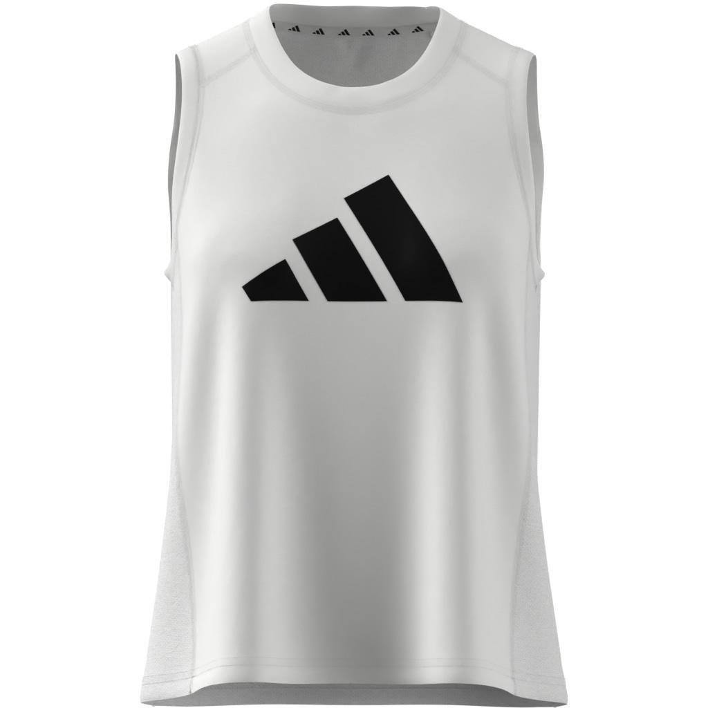 Train Essentials Big Performance Logo Training Tank Top, White, A701_ONE, large image number 7