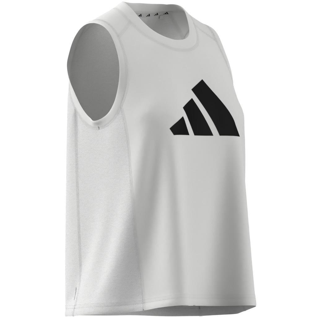 Train Essentials Big Performance Logo Training Tank Top, White, A701_ONE, large image number 10