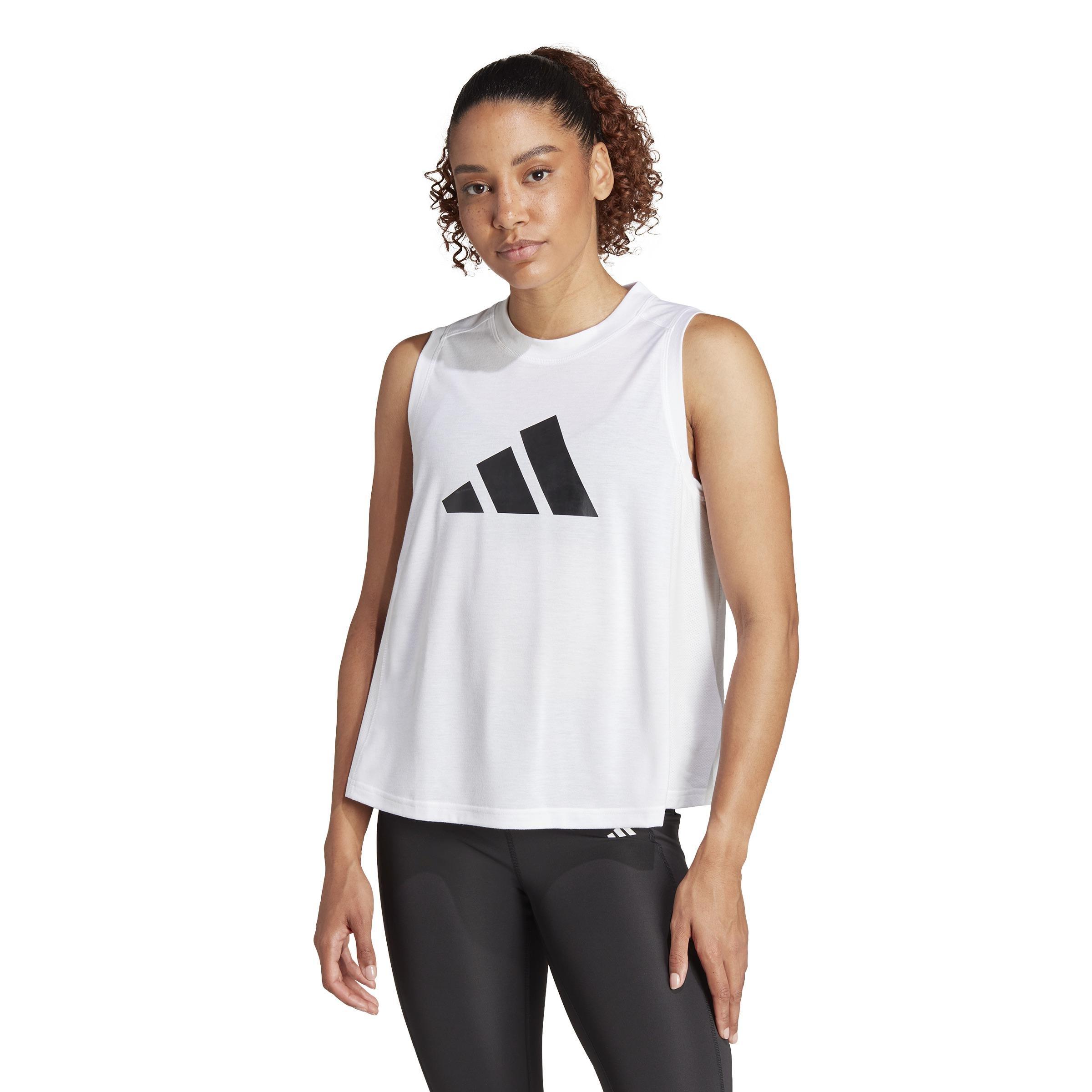 Train Essentials Big Performance Logo Training Tank Top, White, A701_ONE, large image number 11