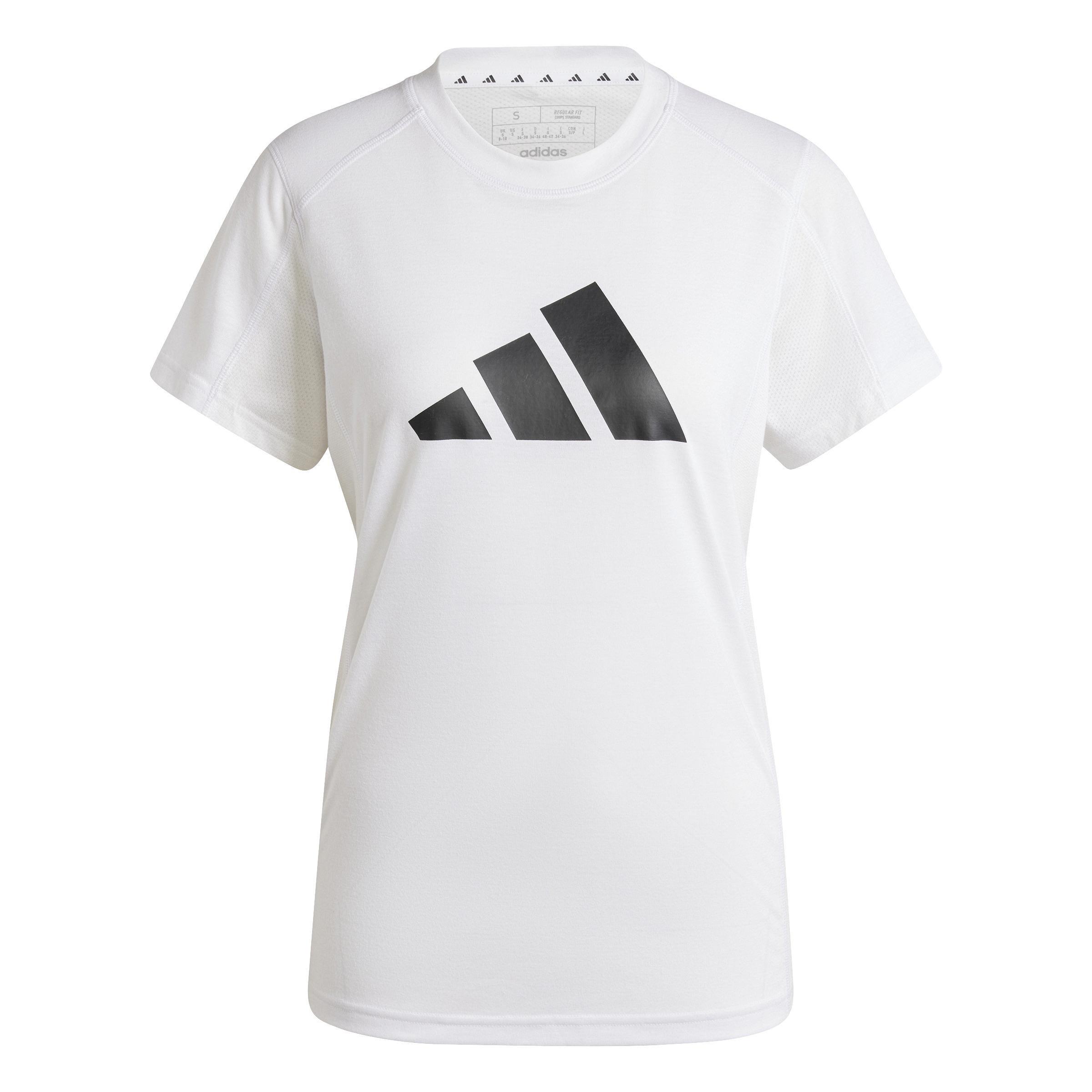 Train Essentials Big Performance Logo Training T-Shirt, White, A701_ONE, large image number 1