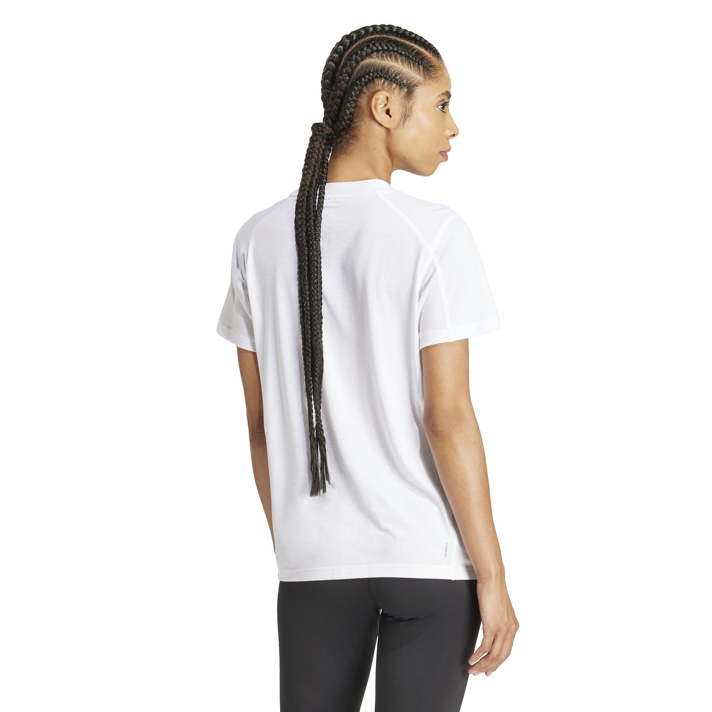 Train Essentials Big Performance Logo Training T-Shirt, White, , large image number 3