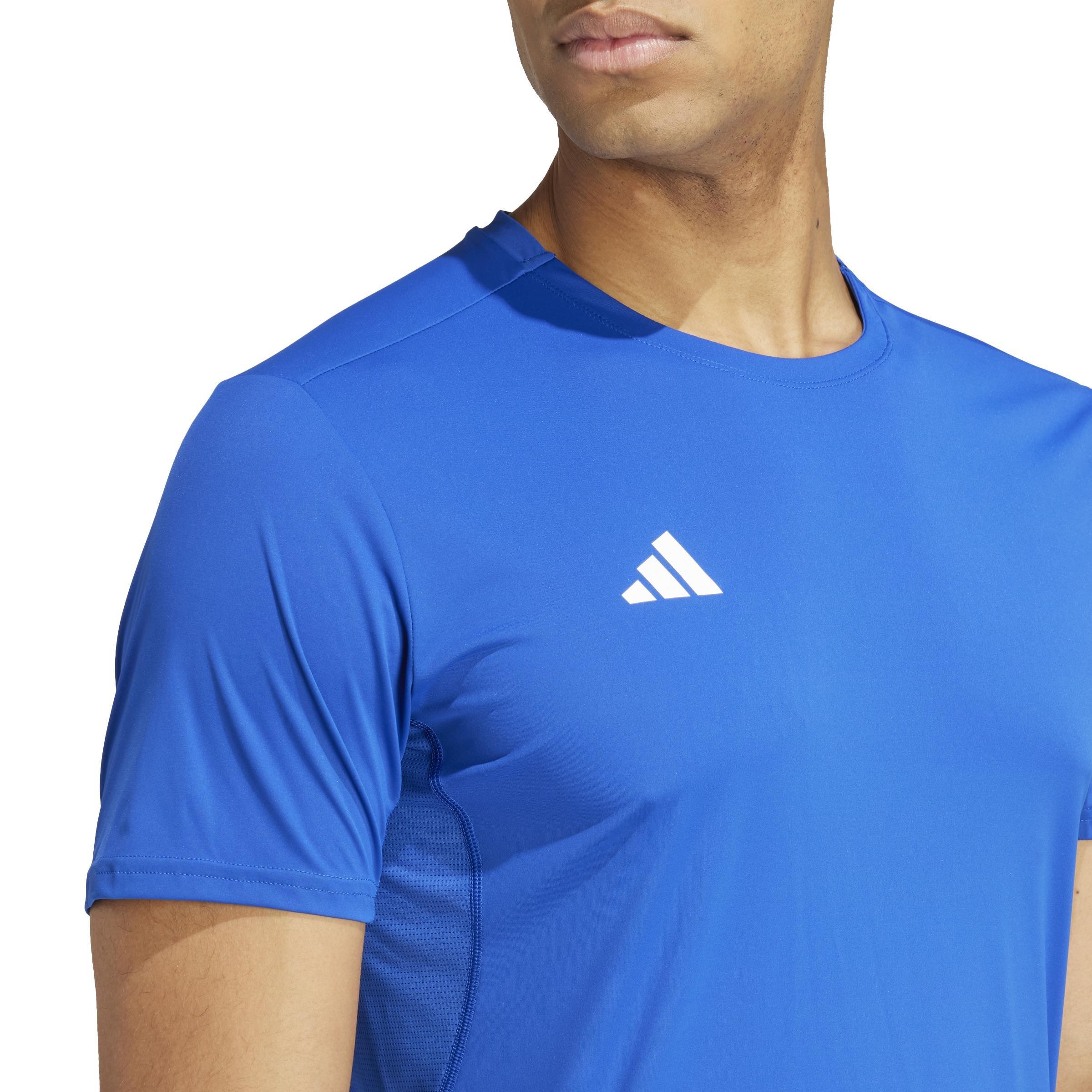 Adizero Essentials Running T-Shirt, Blue, A701_ONE, large image number 5