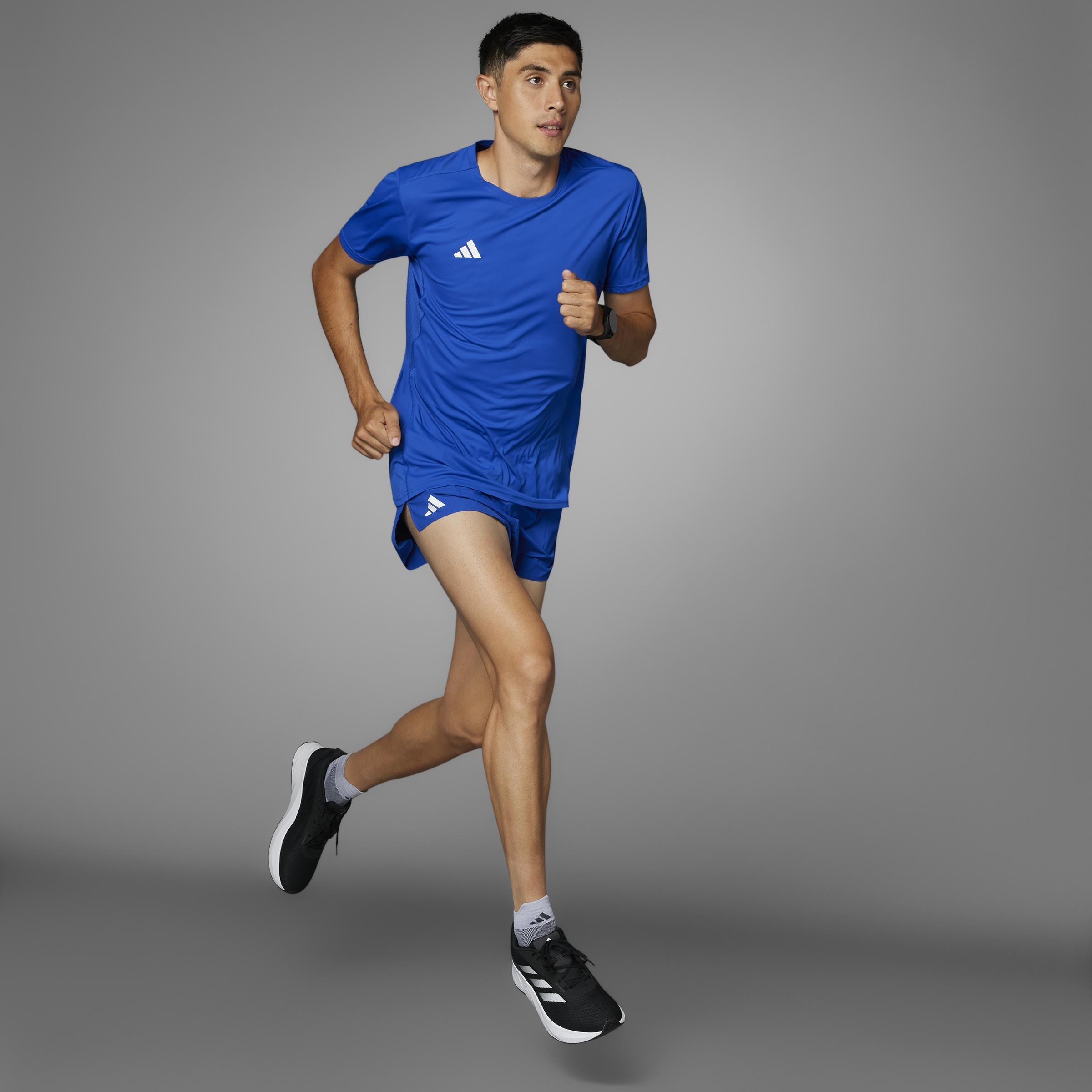 Adizero Essentials Running T-Shirt, Blue, , large image number 11