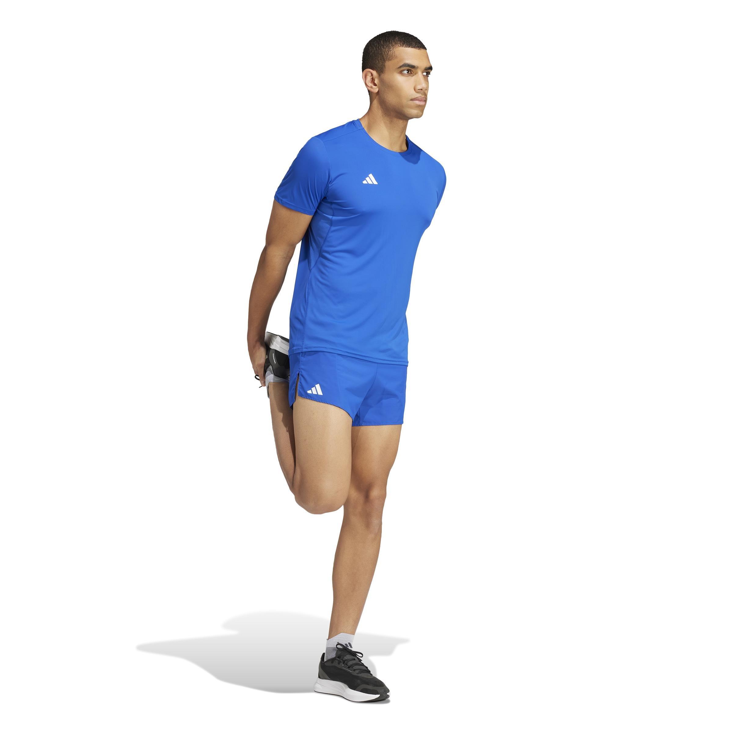 Adizero Essentials Running T-Shirt, Blue, A701_ONE, large image number 12