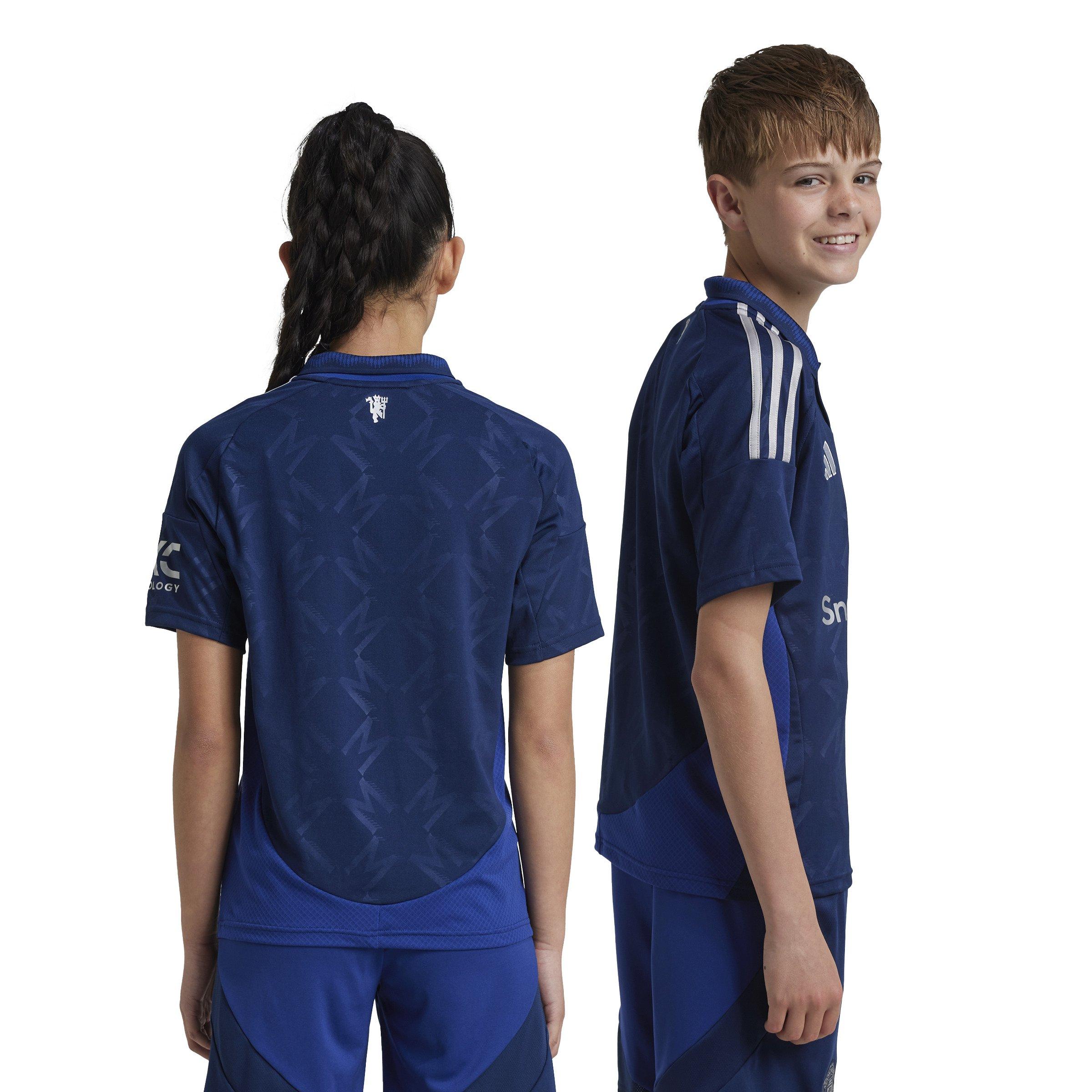 Unisex Kids Manchester United 24/25 Away Jersey, Blue, A701_ONE, large image number 1