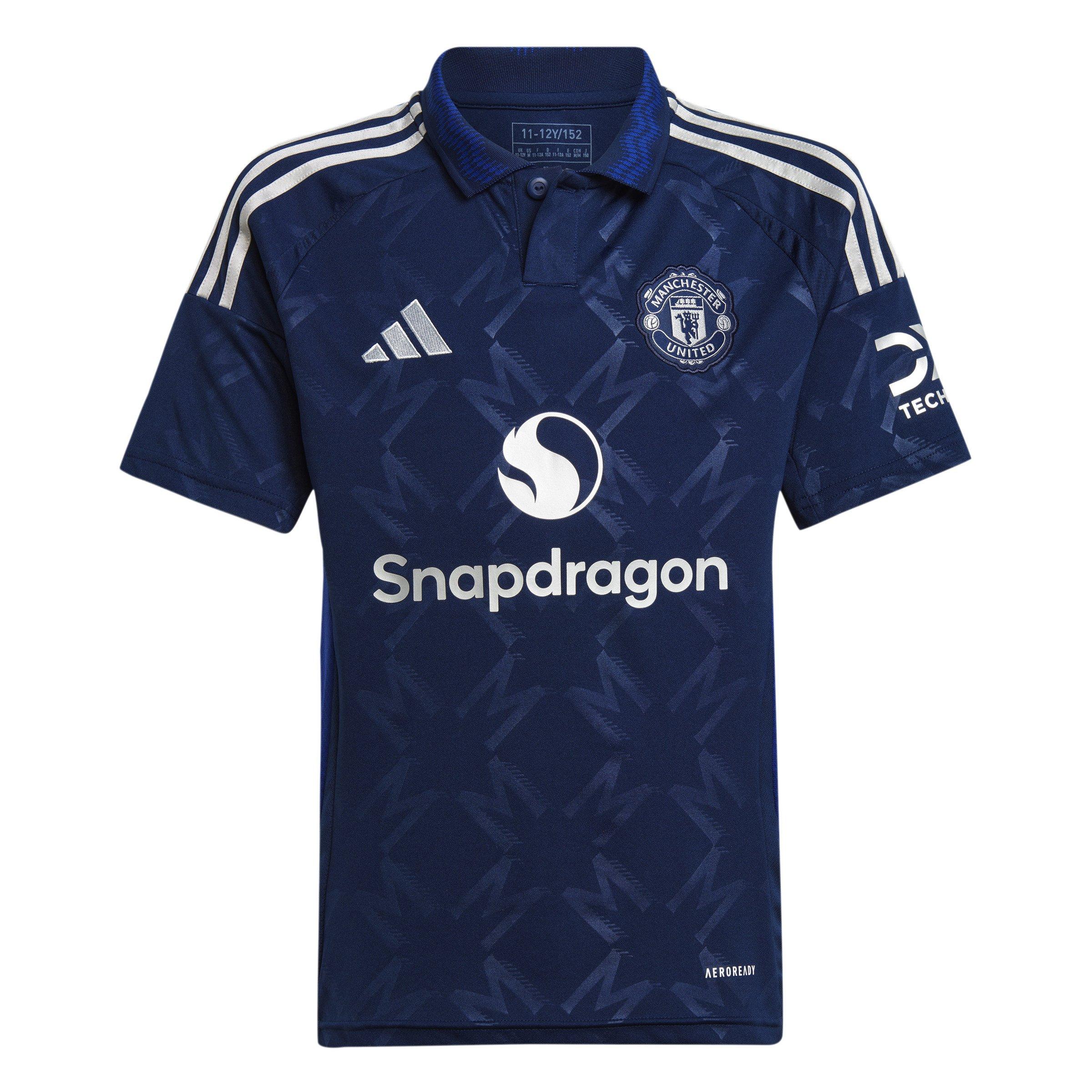 Unisex Kids Manchester United 24/25 Away Jersey, Blue, , large image number 2