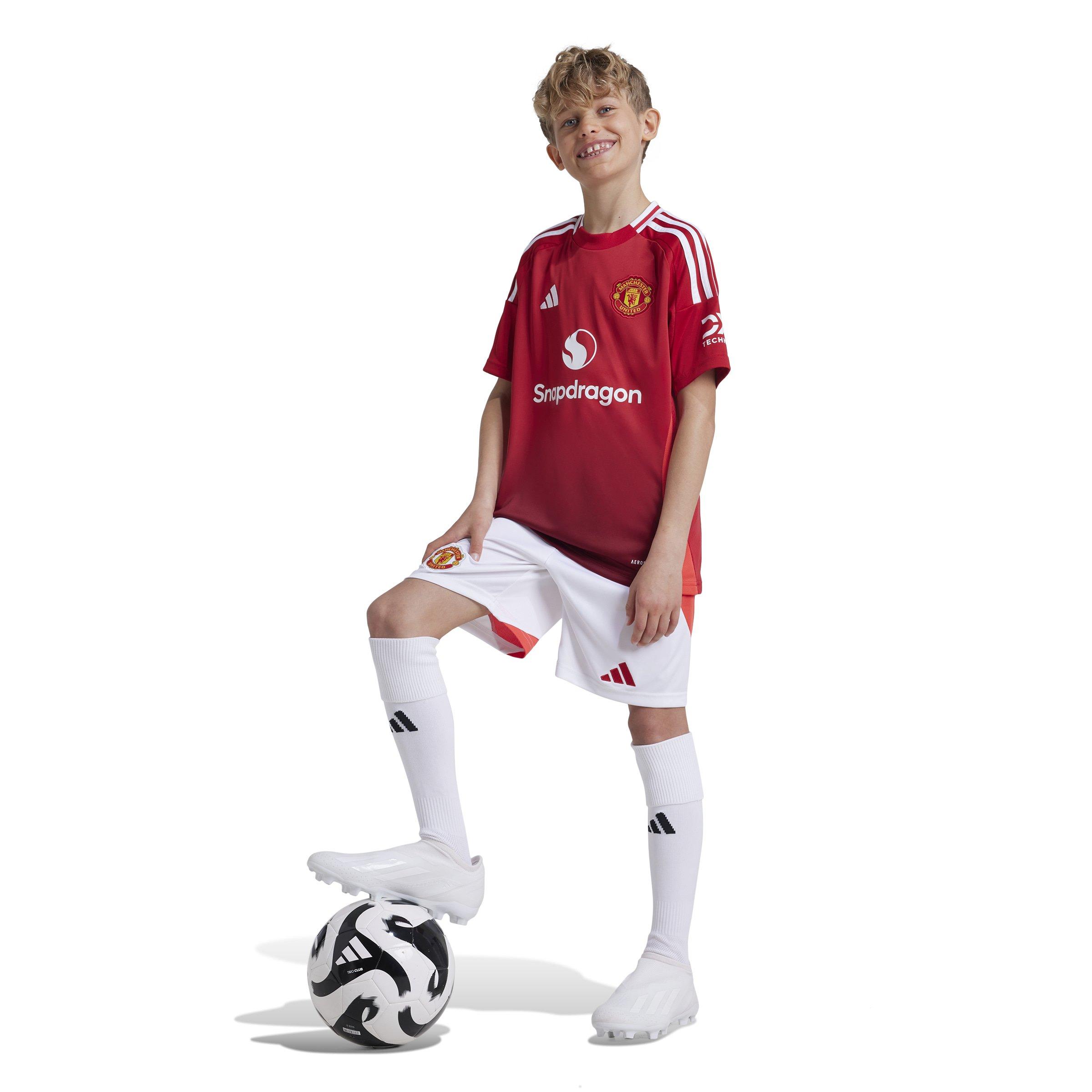 Unisex Kids Manchester United 24/25 Home Jersey, Red, A701_ONE, large image number 0