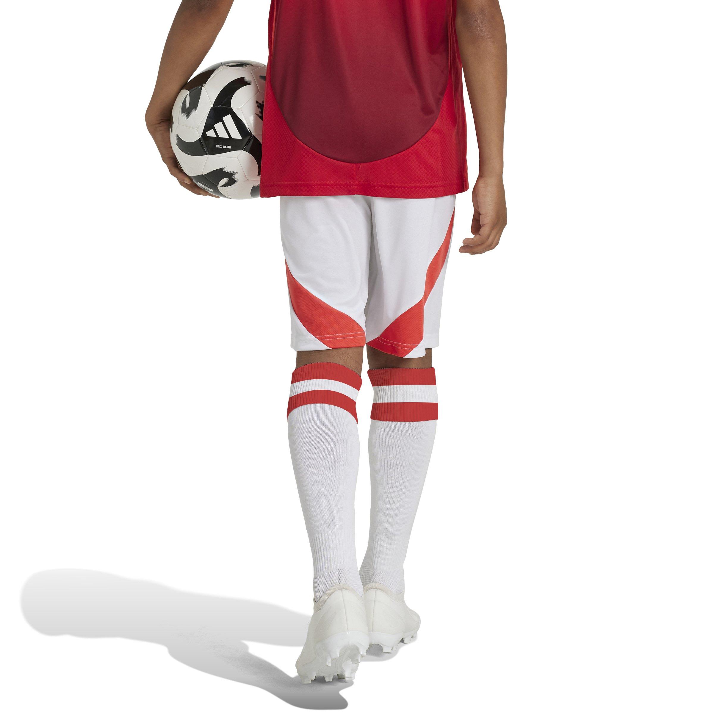 Kids Manchester United 24/25 Home Shorts, White, , large image number 3