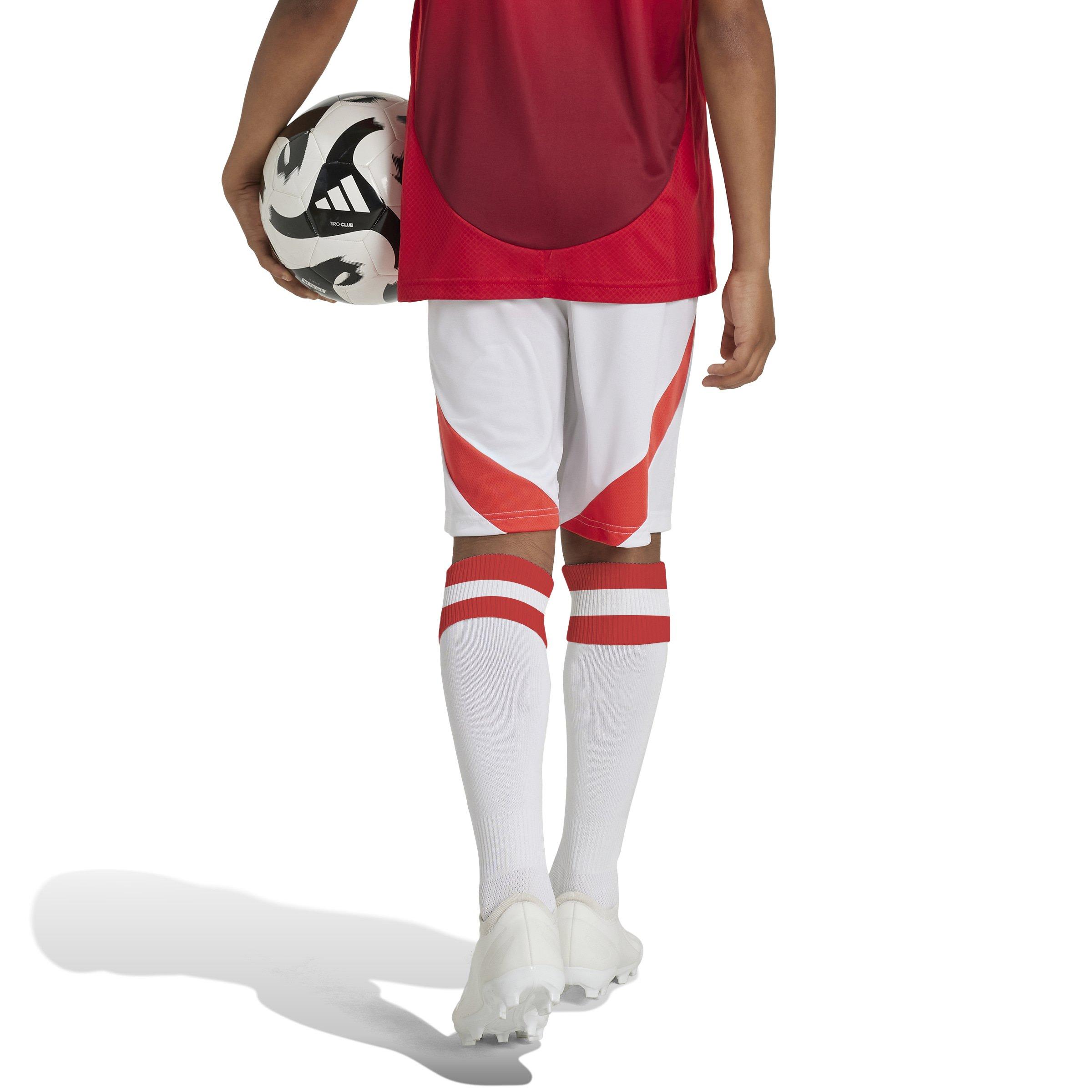 Kids Boys Manchester United 24/25 Home Shorts Kids, White, A701_ONE, large image number 3