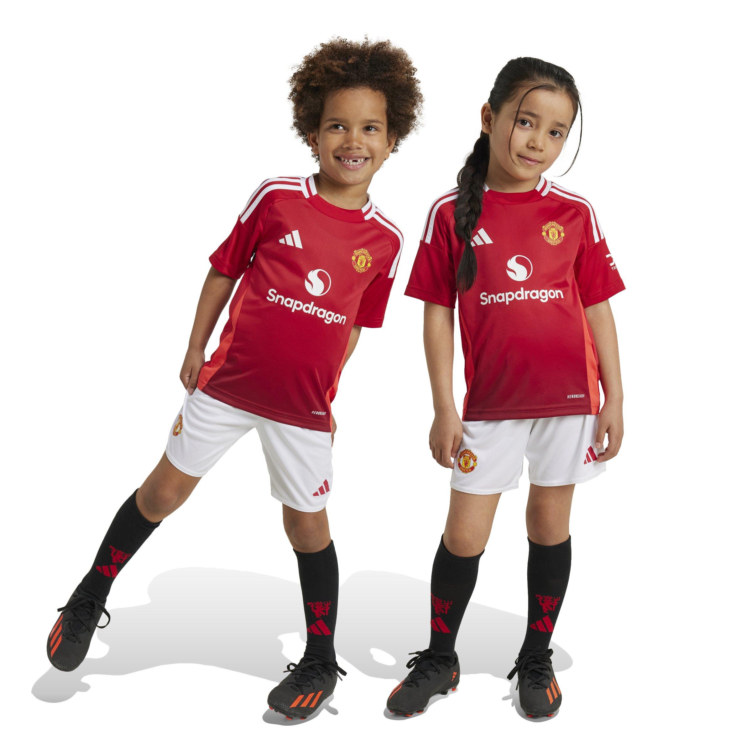 Unisex Kids Manchester United 24/25 Home Mini Kit, Red, , large image number 2