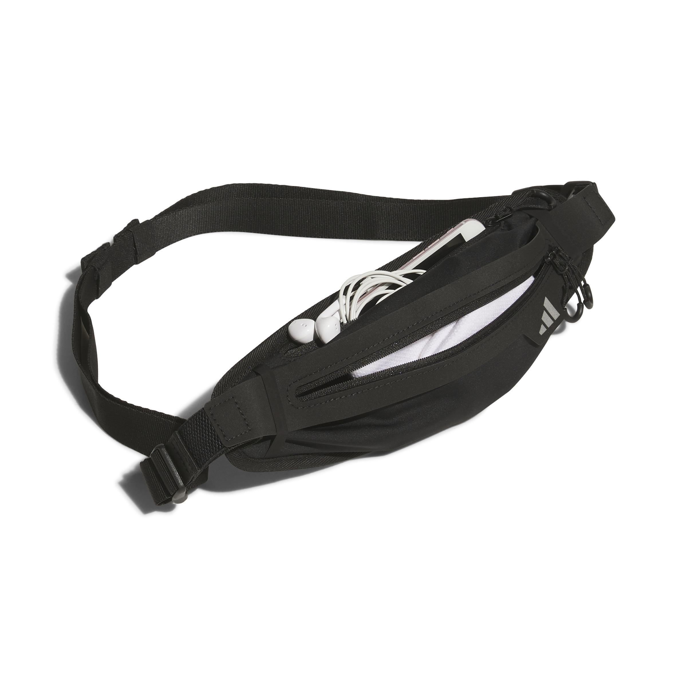 Unisex Running Waist Bag, Black, A701_ONE, large image number 1