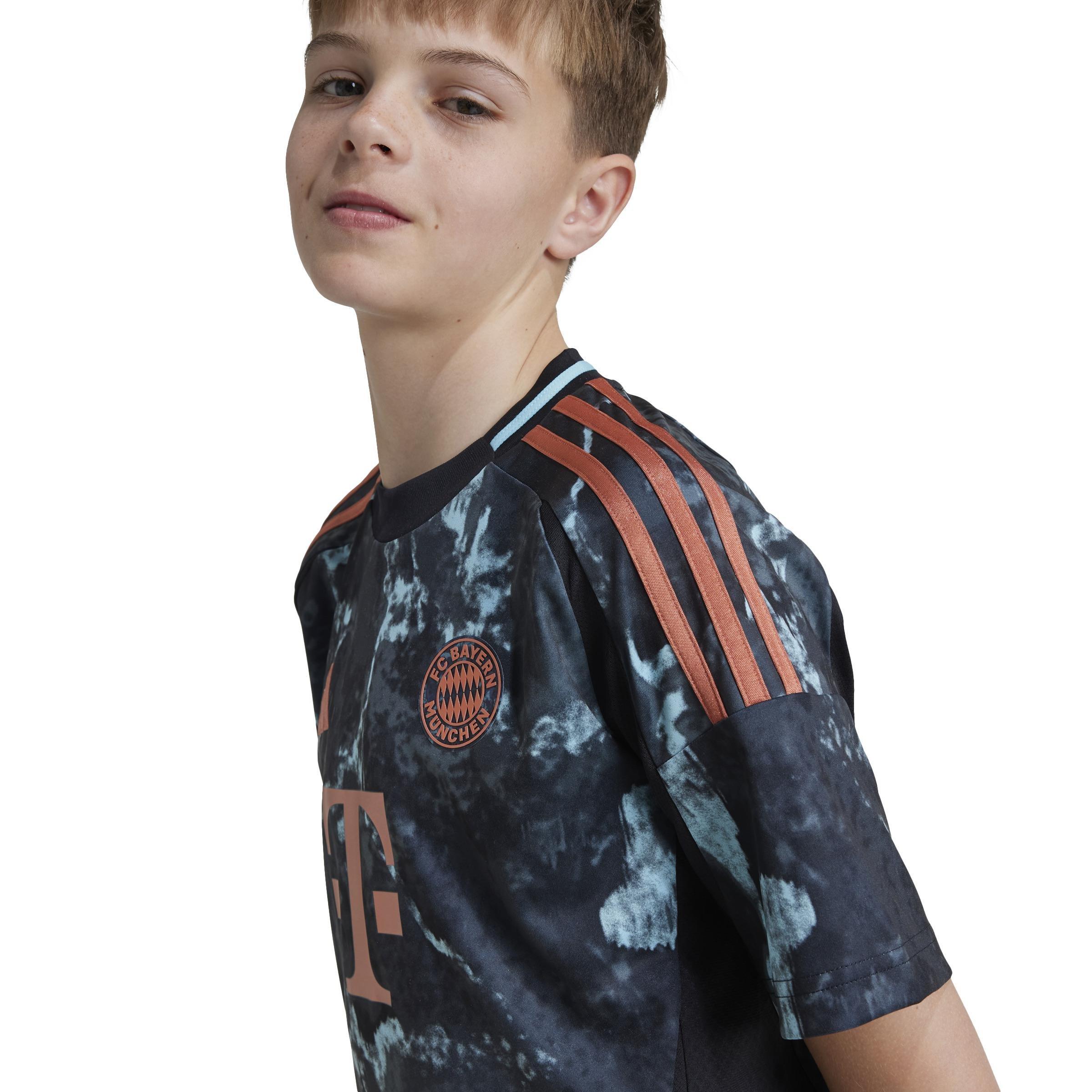 Kids Unisex Fc Bayern 24/25 Away Jersey Kids, Black, A701_ONE, large image number 4