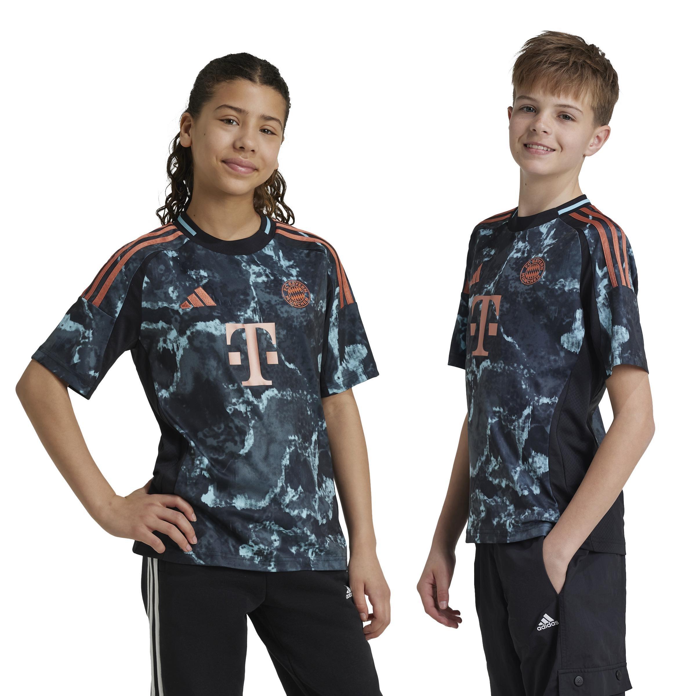 Kids Unisex Fc Bayern 24/25 Away Jersey Kids, Black, A701_ONE, large image number 7