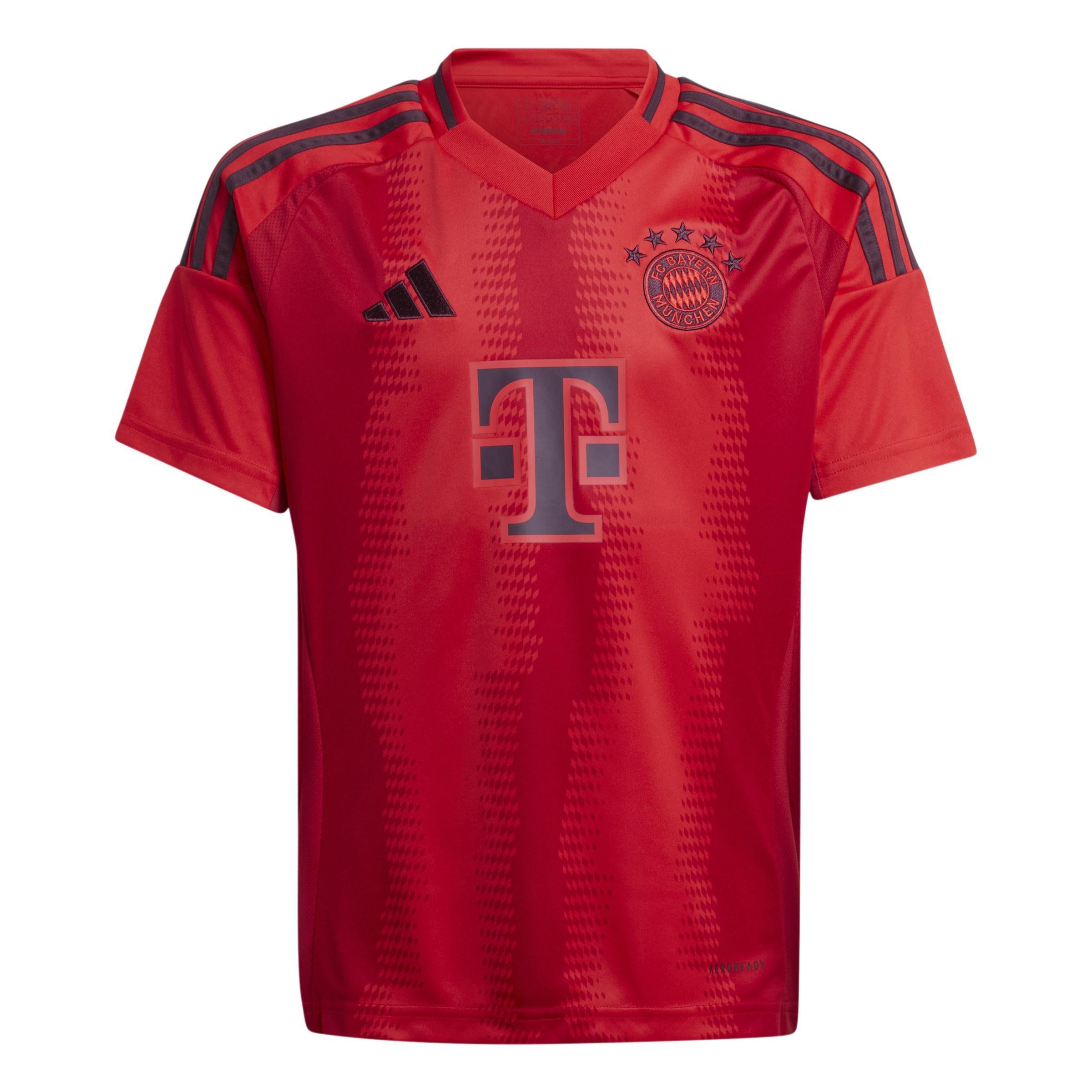 Unisex Kids FC Bayern 24/25 Home Jersey, Red, , medium