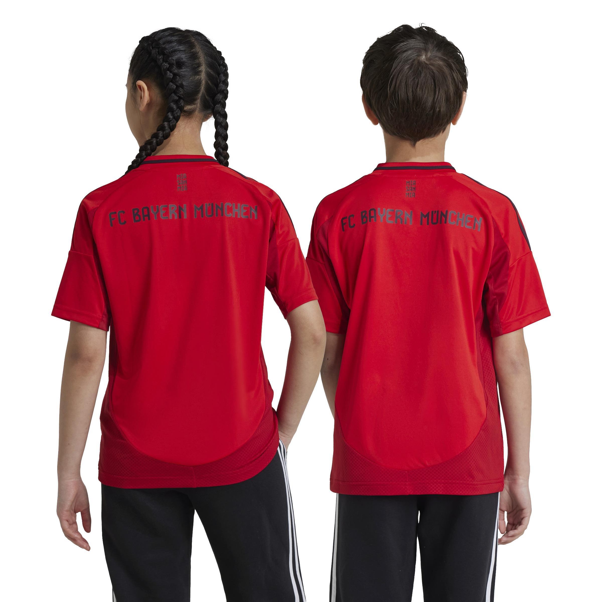Unisex Kids FC Bayern 24/25 Home Jersey, Red, A701_ONE, large image number 3