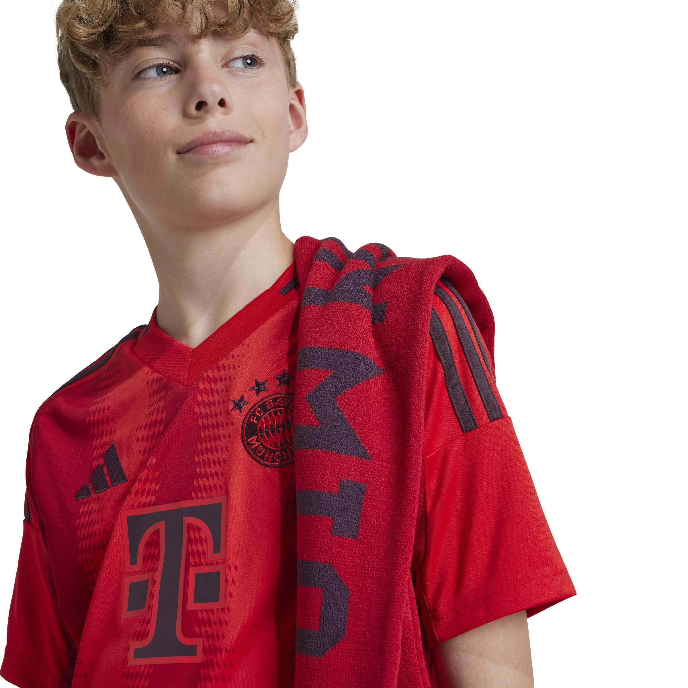 Unisex Kids FC Bayern 24/25 Home Jersey, Red, A701_ONE, large image number 5