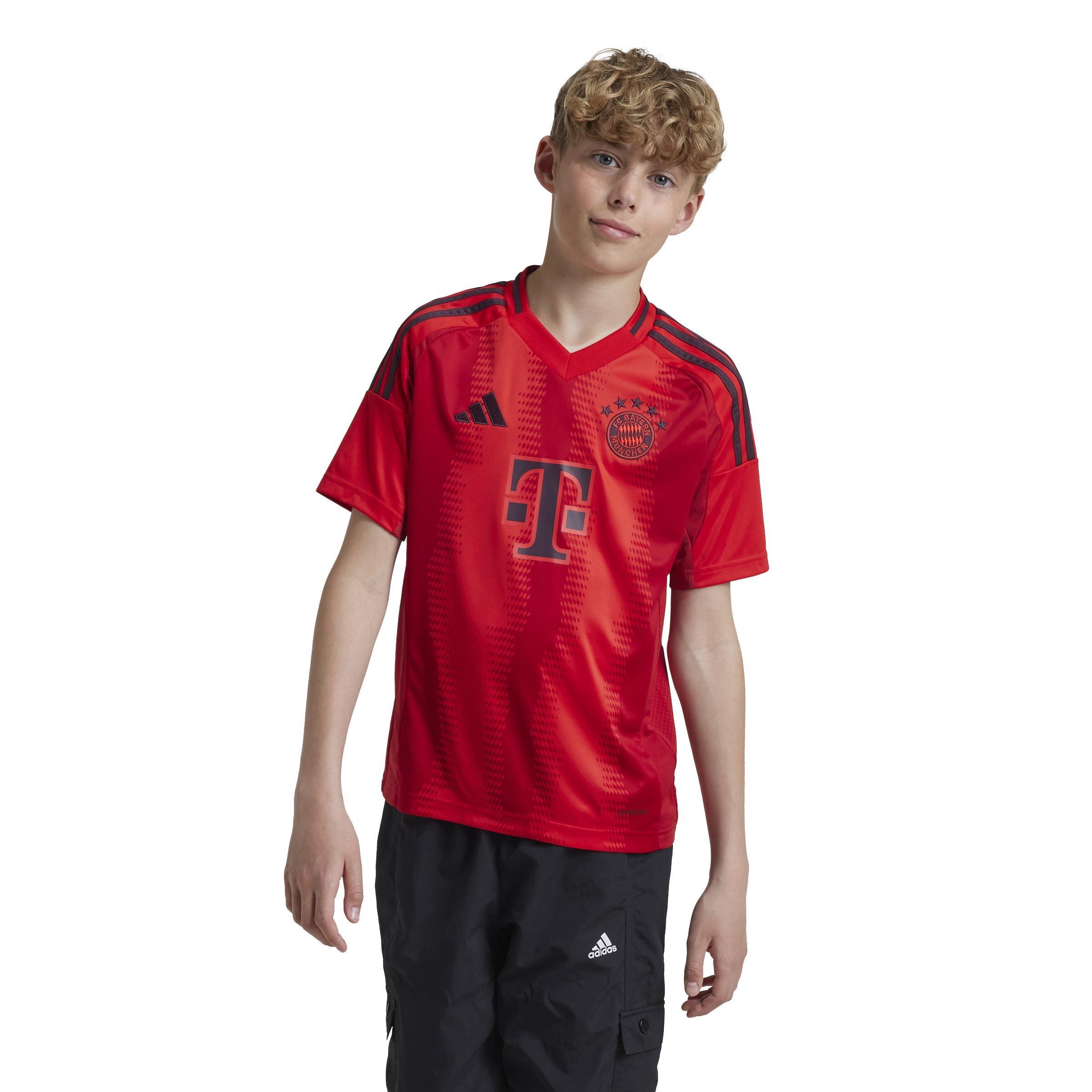 Unisex Kids FC Bayern 24/25 Home Jersey, Red, A701_ONE, large image number 7