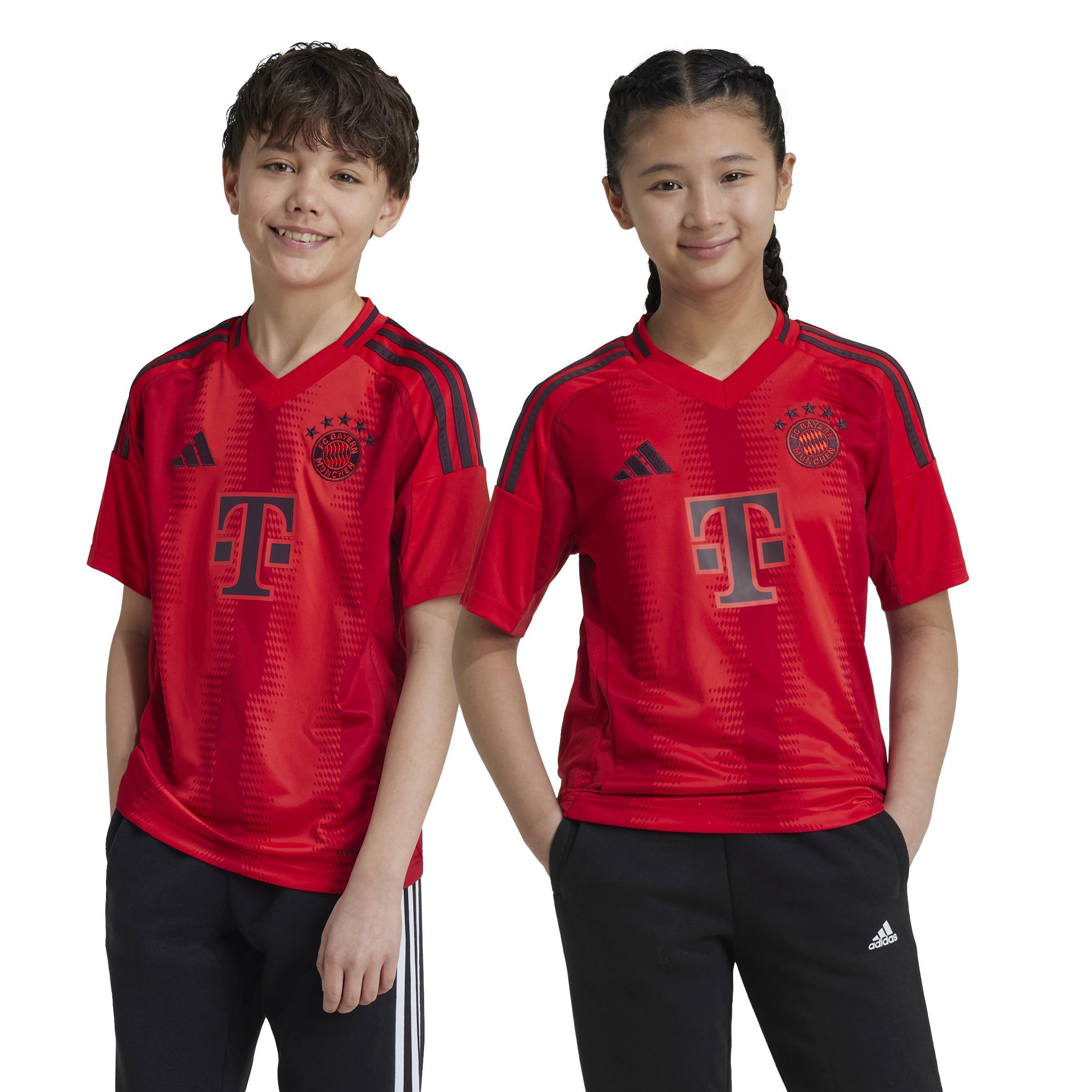 Kids Unisex FC Bayern 24/25 Home Jersey, Red, , large image number 2