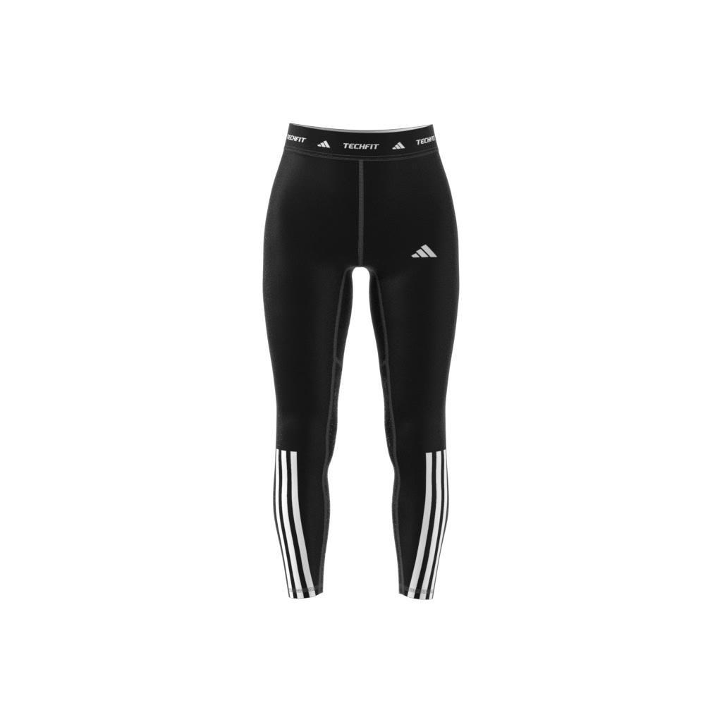 TECHFIT 3-Stripes 7/8 Leggings, Black, , large image number 5