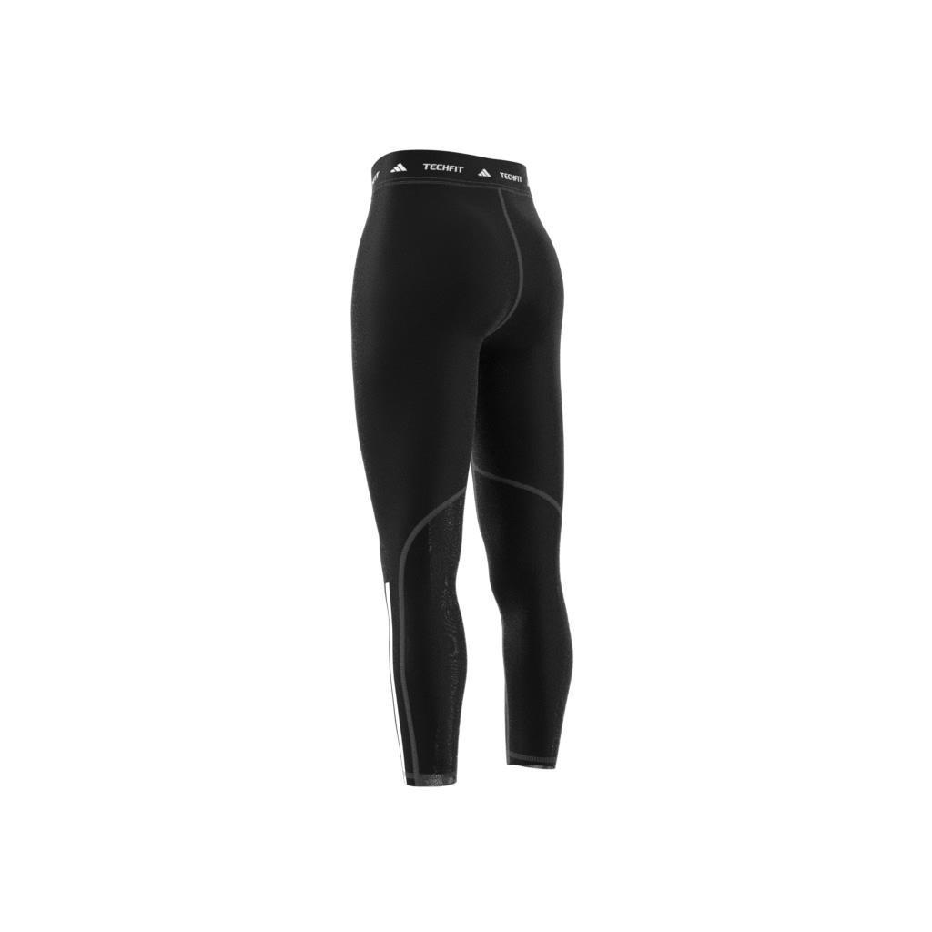 TECHFIT 3-Stripes 7/8 Leggings, Black, , large image number 6