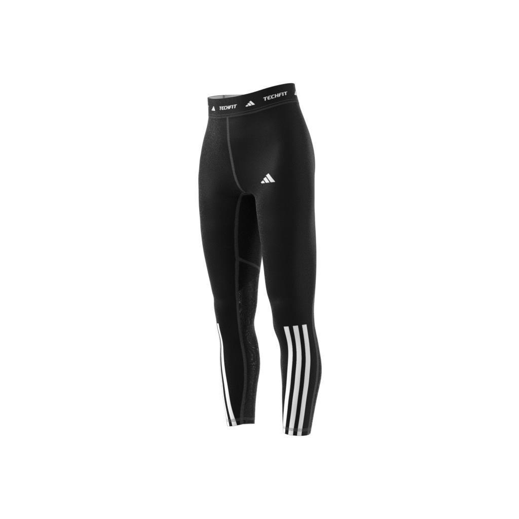 TECHFIT 3-Stripes 7/8 Leggings, Black, , large image number 10