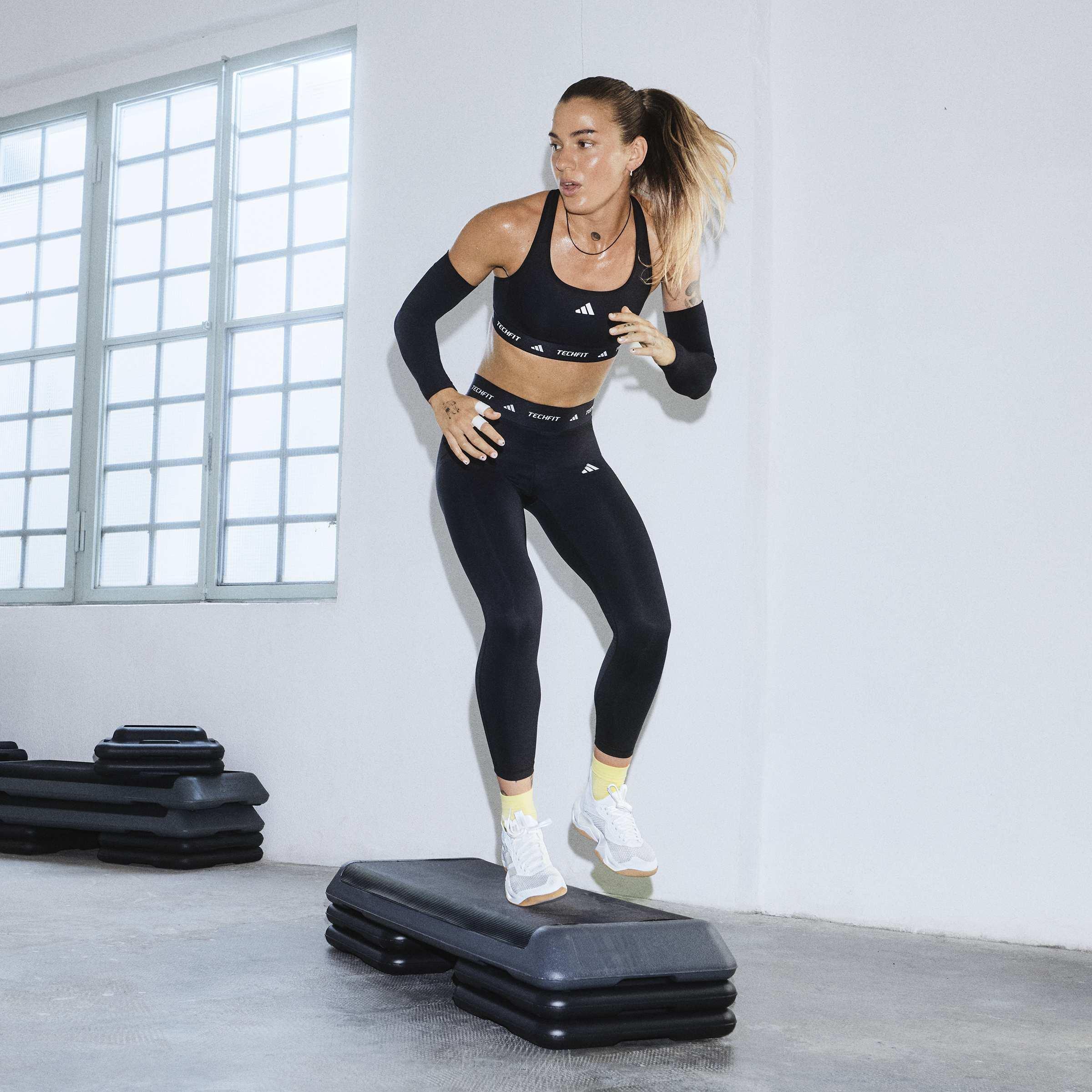 TECHFIT 7/8 Leggings, Black, A701_ONE, large image number 6