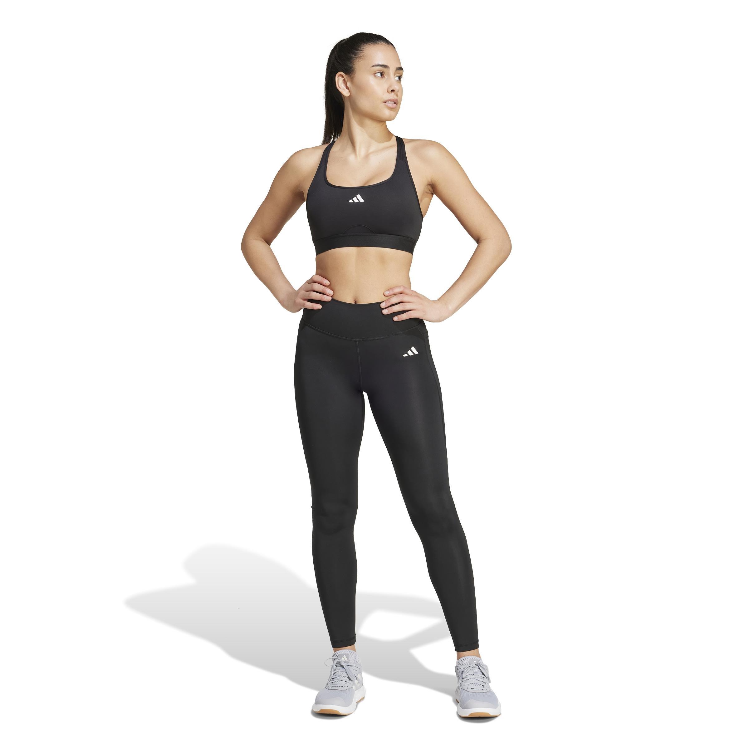 Optime Essentials Stash Pocket Full-Length Leggings, Black, , large image number 9