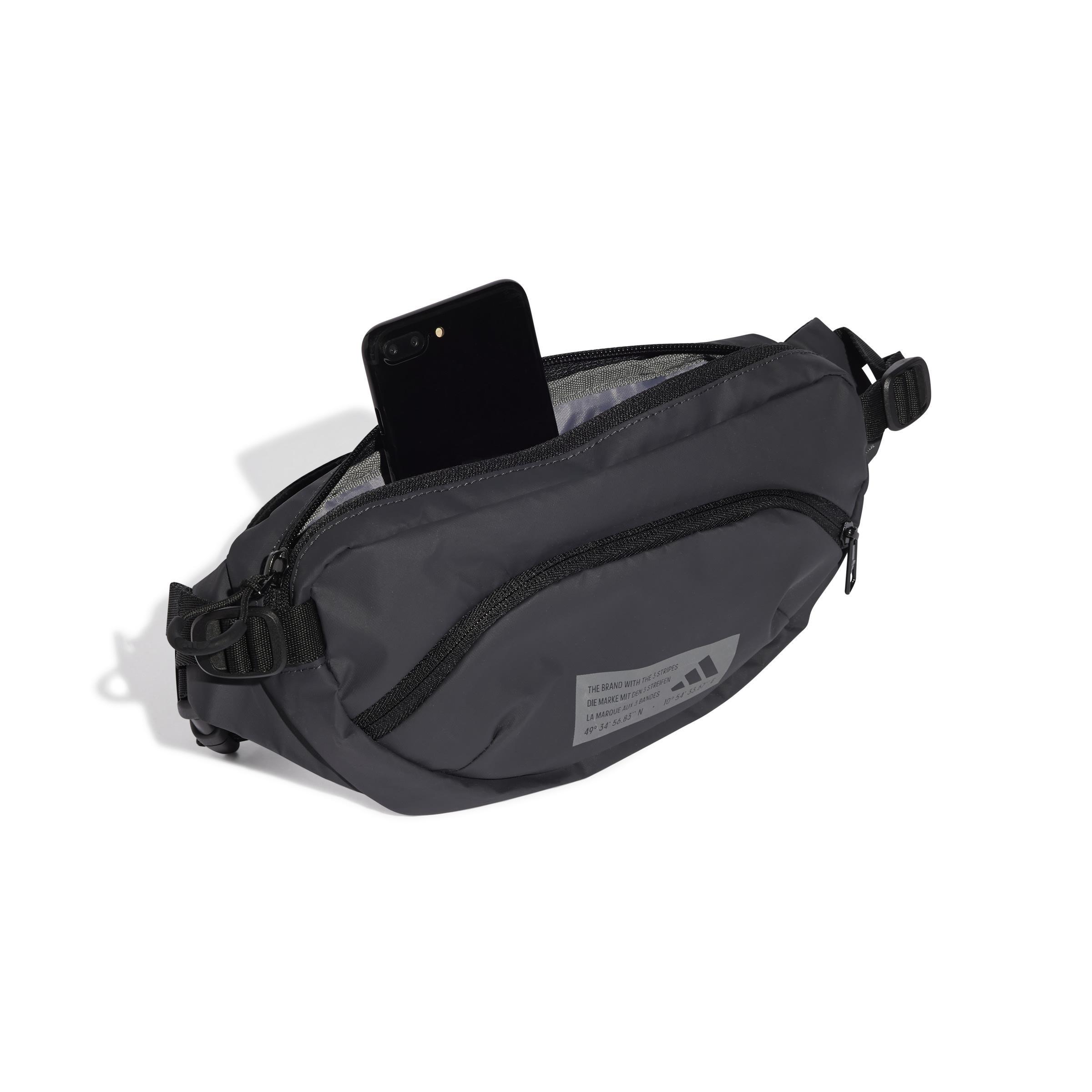 Unisex Hybrid Waist Bag, Grey, A701_ONE, large image number 2