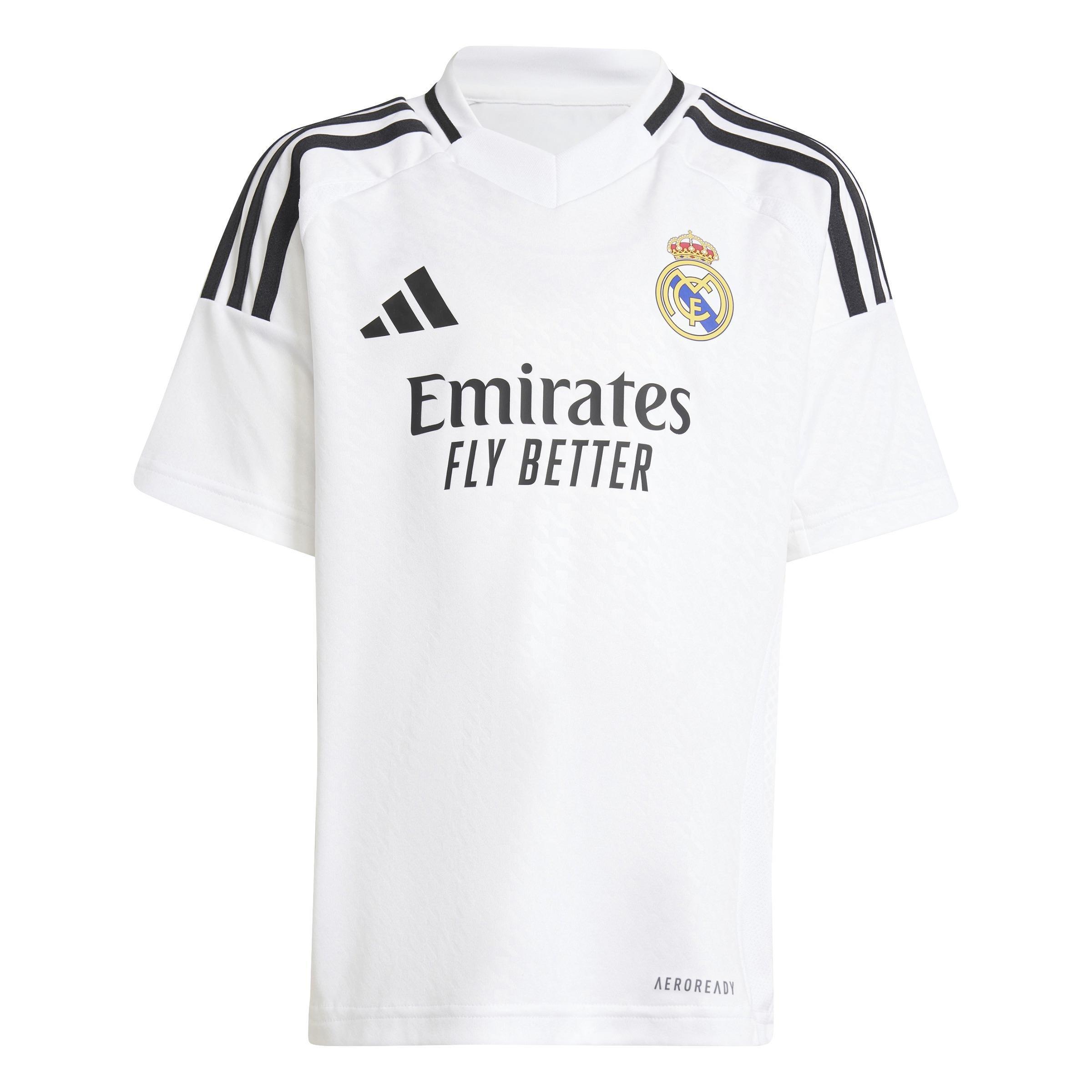 Unisex Kids Real Madrid 24/25 Home Mini Kit, White, , large image number 1
