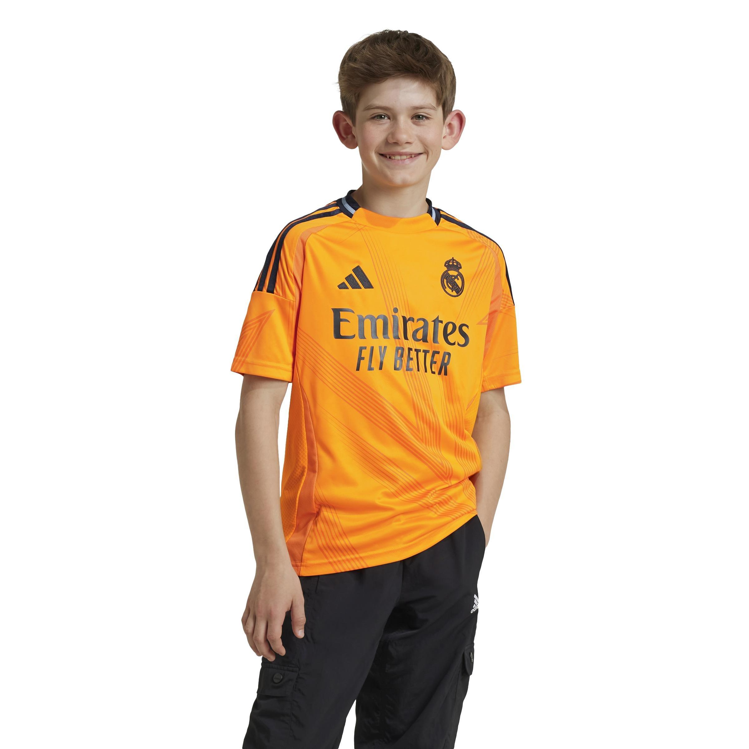 Kids Boys Real Madrid 24/25 Away Jersey Kids, Orange, A701_ONE, large image number 6