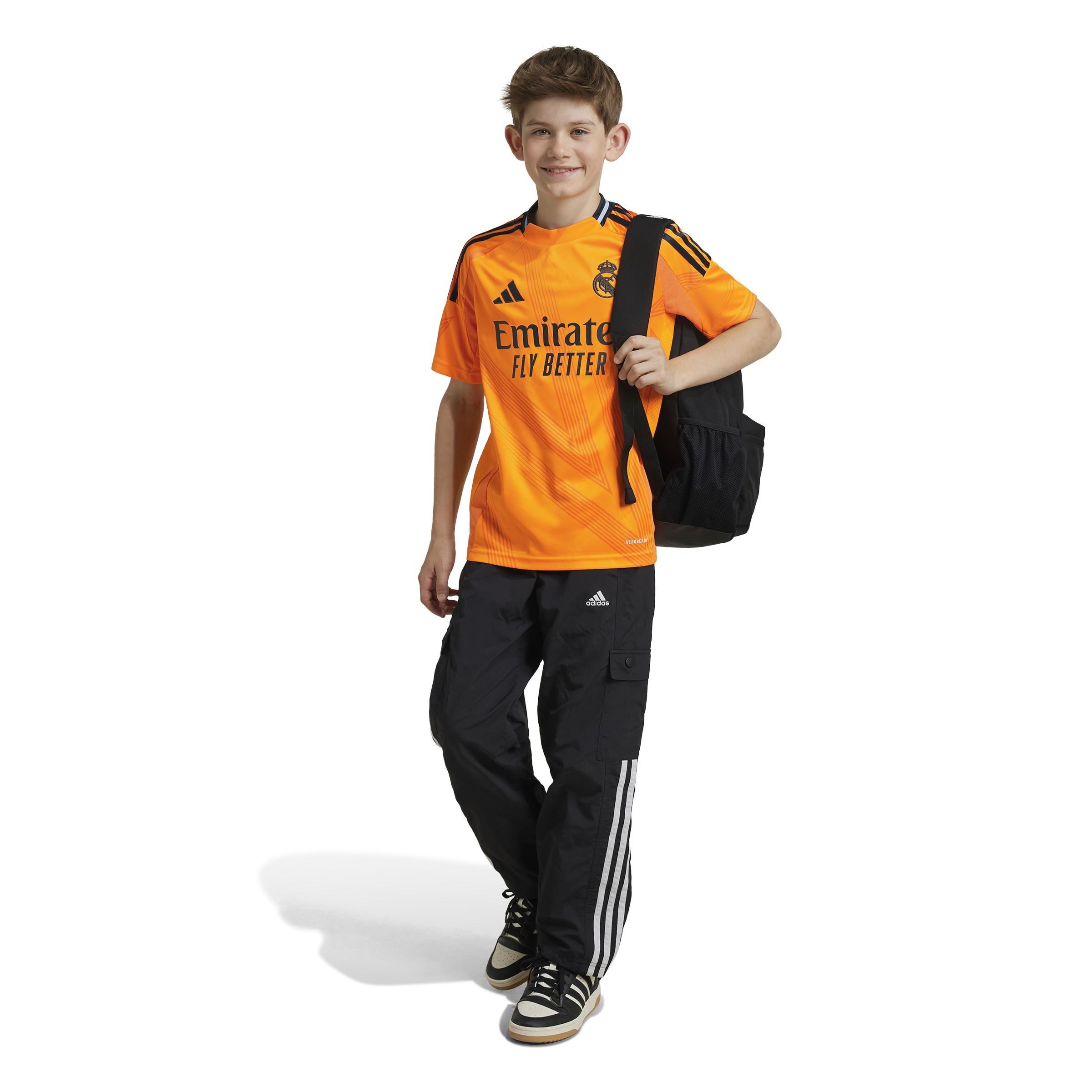 Kids Boys Real Madrid 24/25 Away Jersey Kids, Orange, A701_ONE, large image number 7