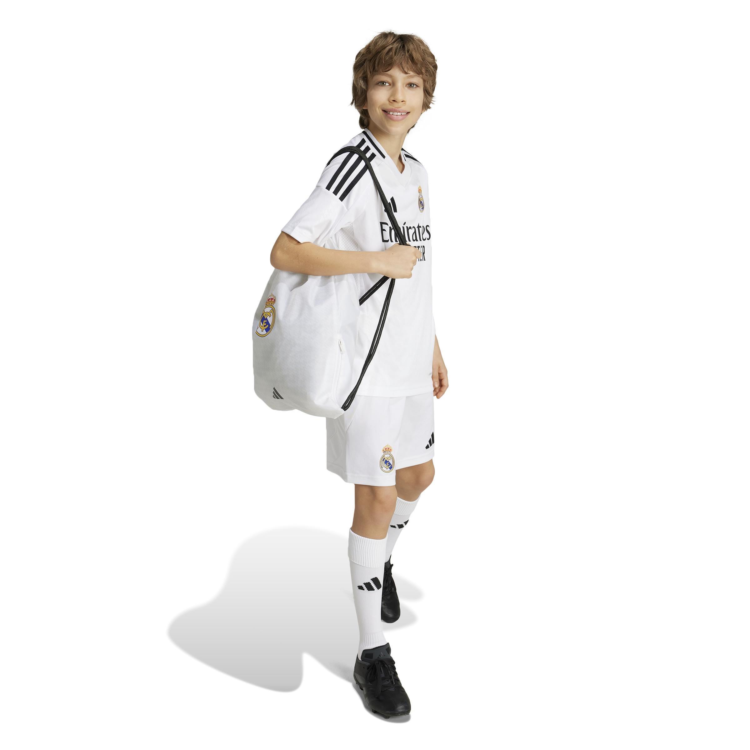 Kids Boys Real Madrid 24/25 Home Jersey, White, A701_ONE, large image number 8