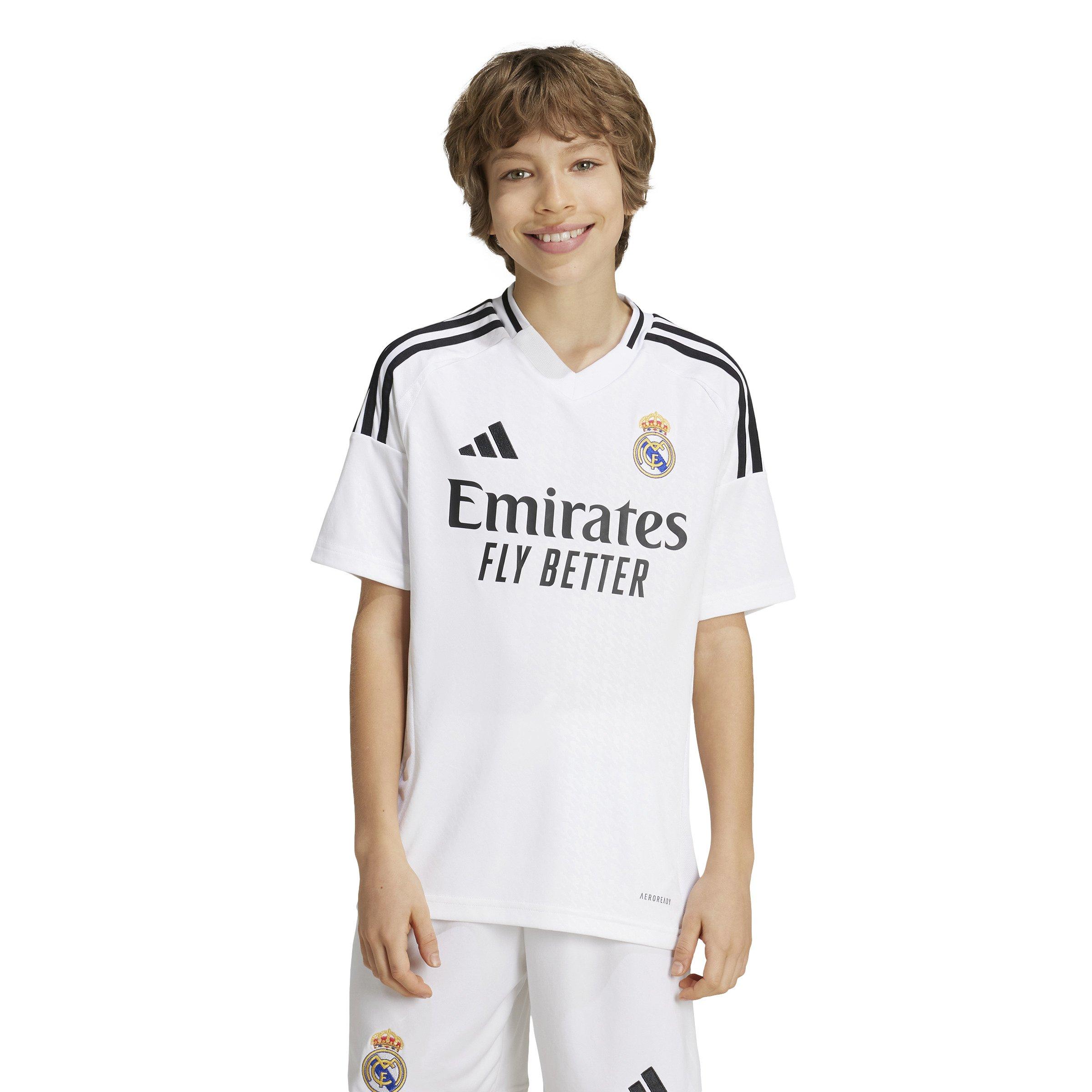 Kids Boys Real Madrid 24/25 Home Jersey, White, A701_ONE, large image number 10