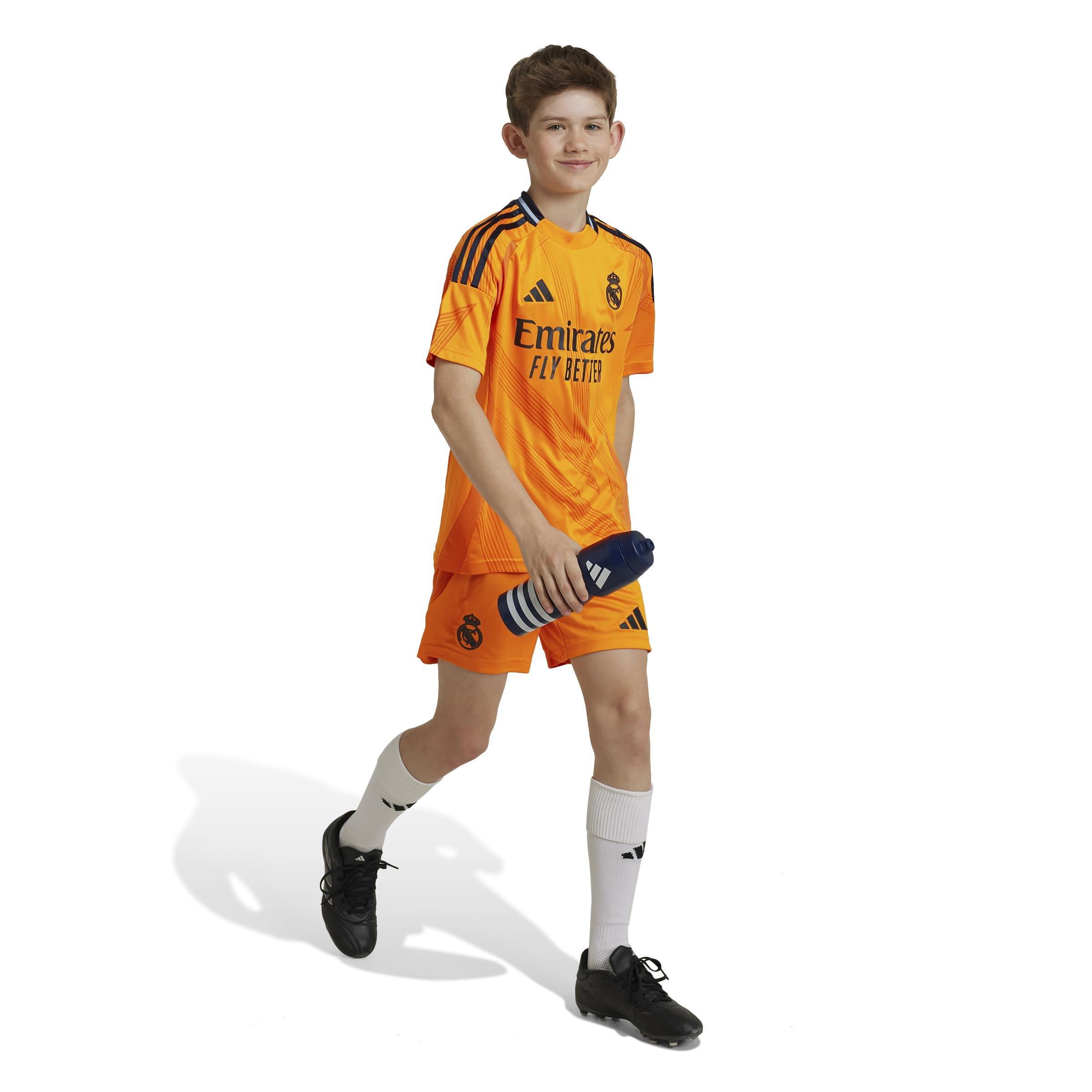 Kids Real Madrid 24/25 Away Shorts, Orange, A701_ONE, large image number 6