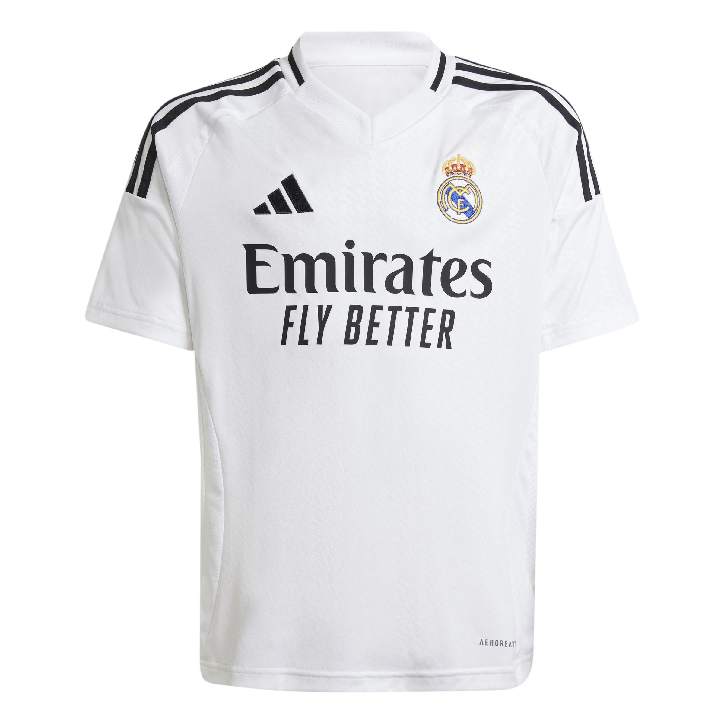 Unisex Kids Real Madrid 24/25 Home Youth Kit, White, , large image number 6