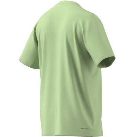 Men Train Essentials Training T-Shirt, Green, A701_ONE, large image number 8