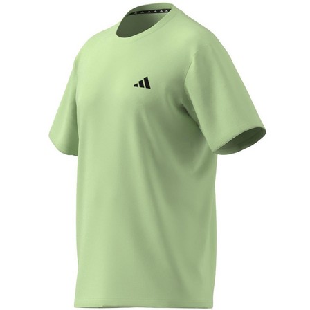 Men Train Essentials Training T-Shirt, Green, A701_ONE, large image number 9