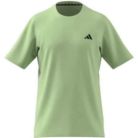 Men Train Essentials Training T-Shirt, Green, A701_ONE, large image number 11