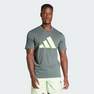 Men Train Essentials Feelready Logo Training T-Shirt, Green, A701_ONE, thumbnail image number 0